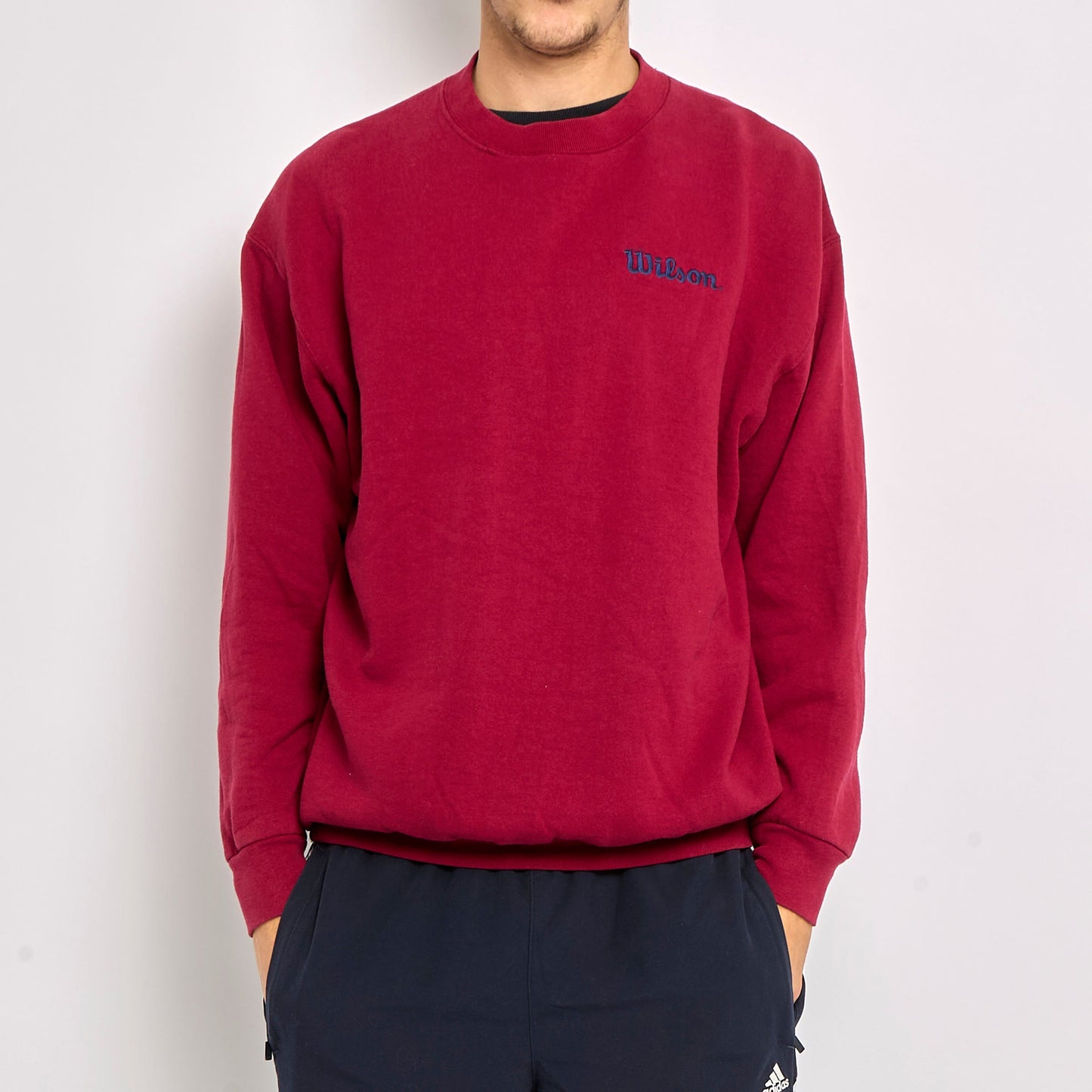 Wilson Logo Crewneck Sweater - L