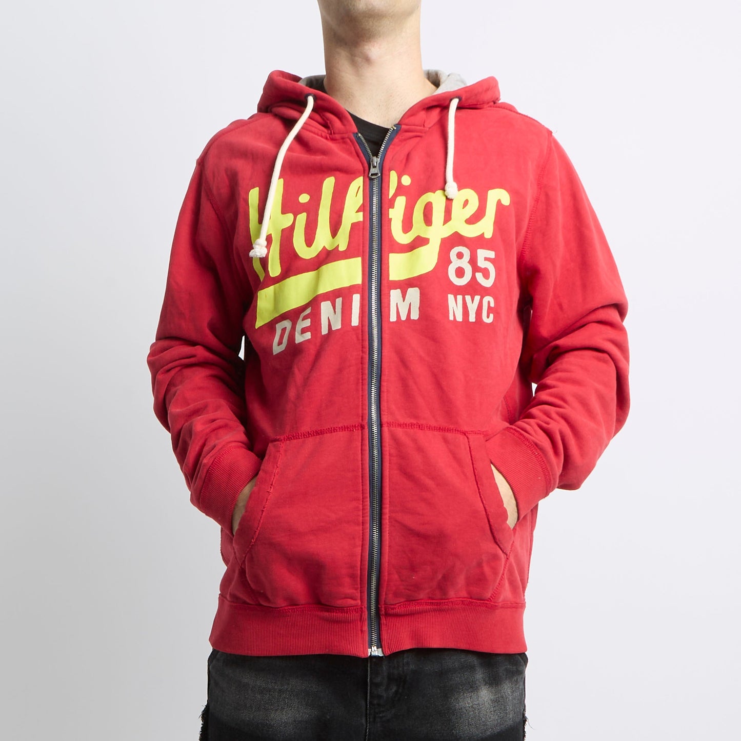 Tommy Hilfiger Zip Up Hoodie - L