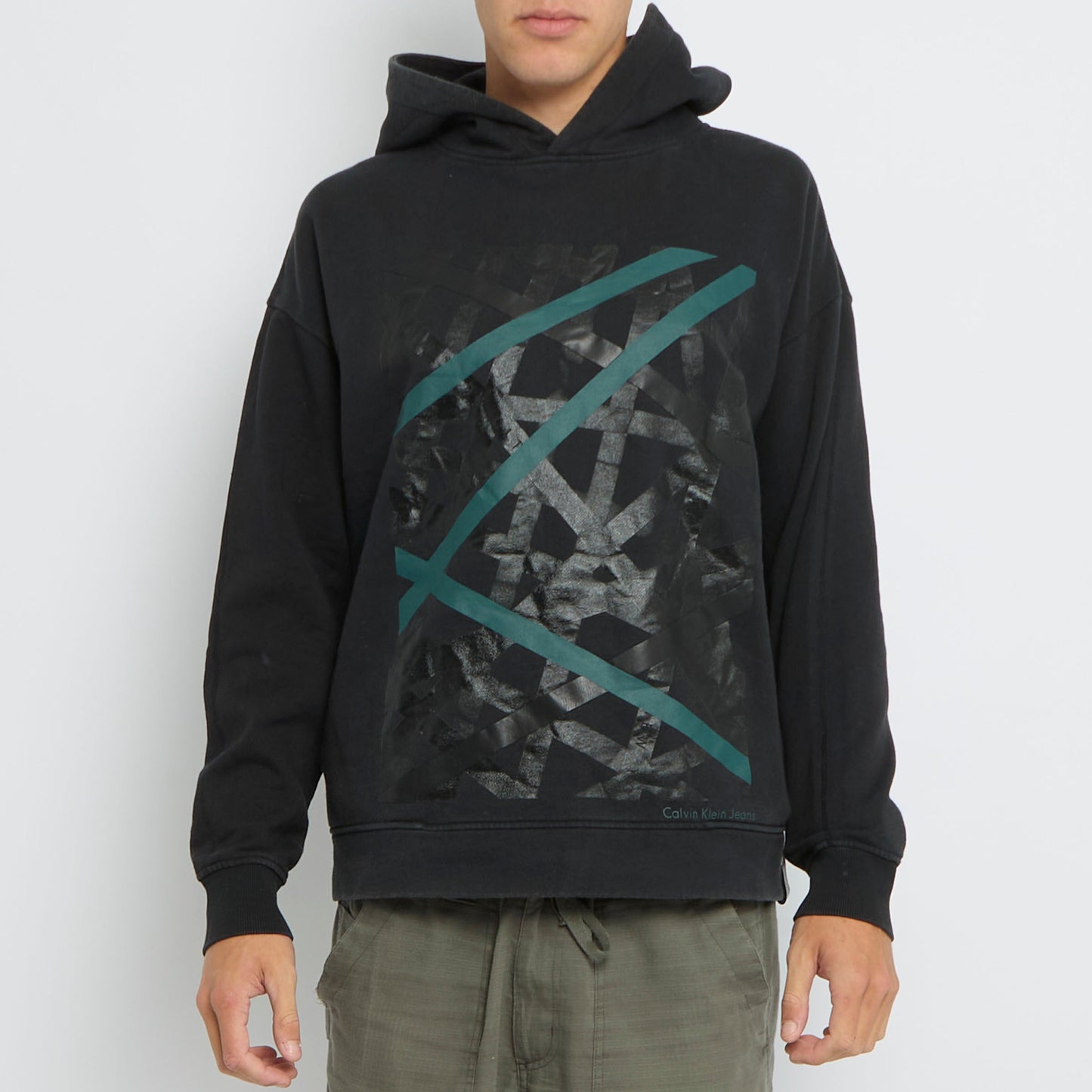 Calvin Klein Grpahic Print Hoodie - M