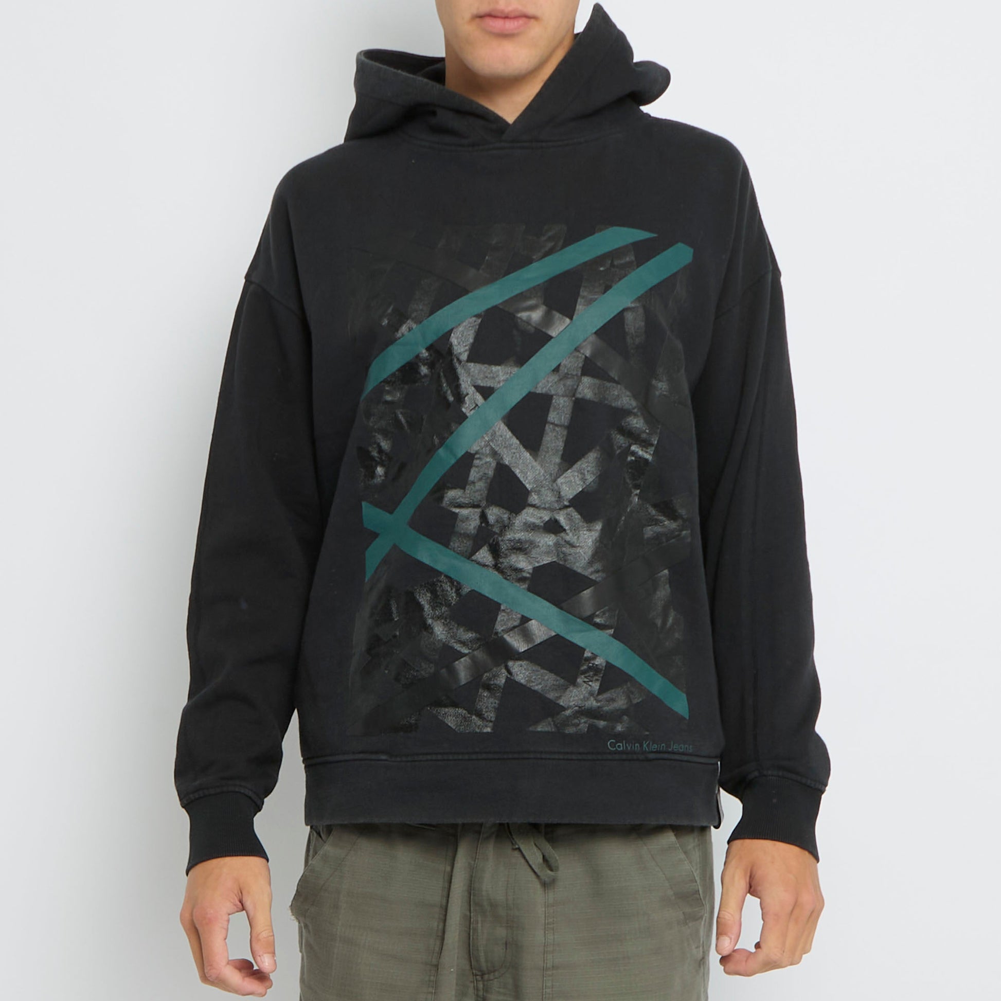 Calvin Klein Grpahic Print Hoodie - M