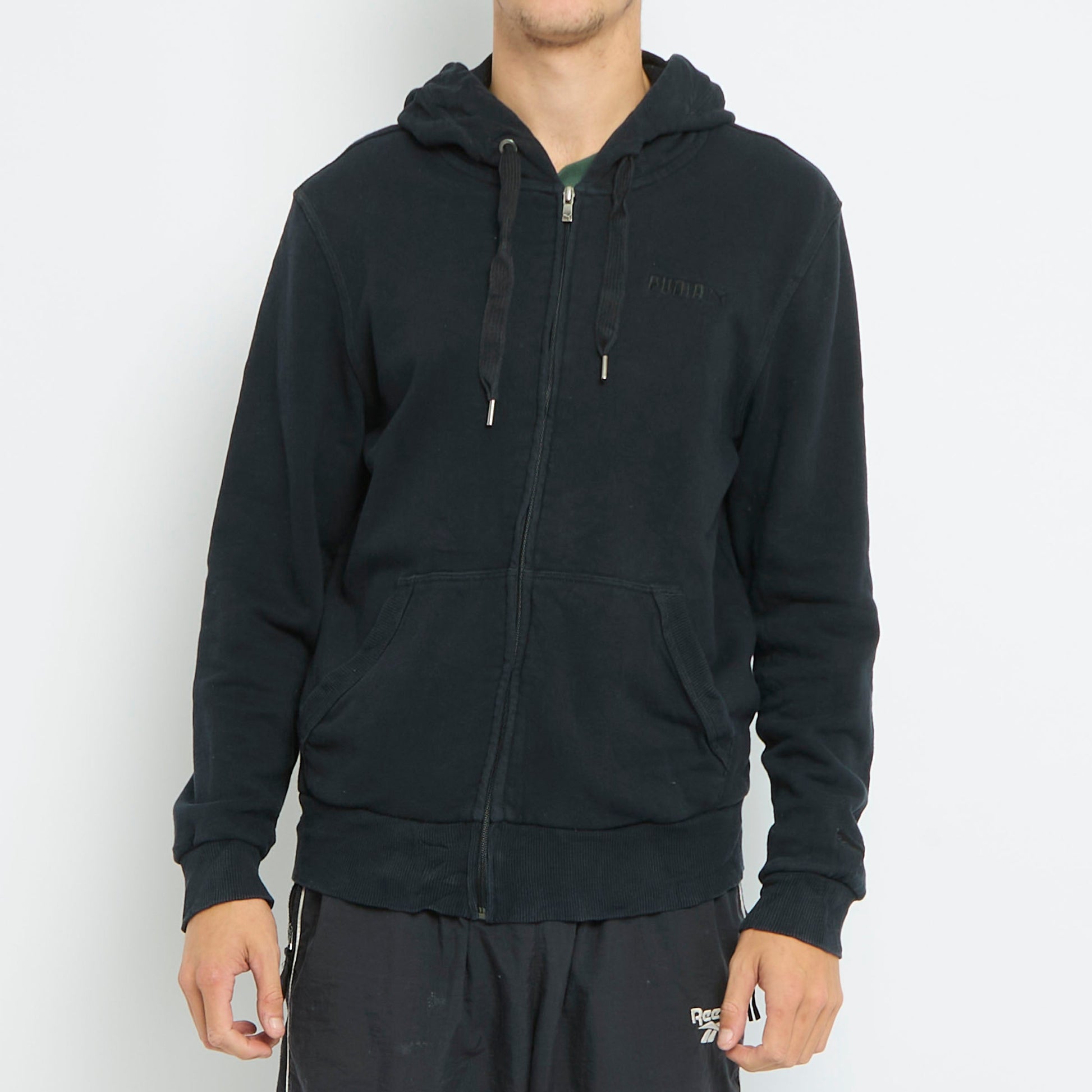 Puma Embroided Hoodie - M