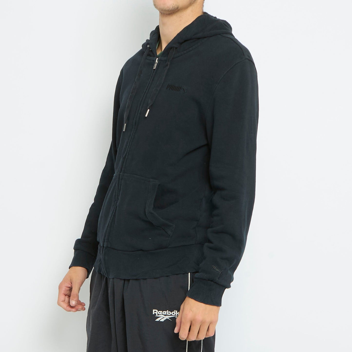 Puma Embroided Hoodie - M