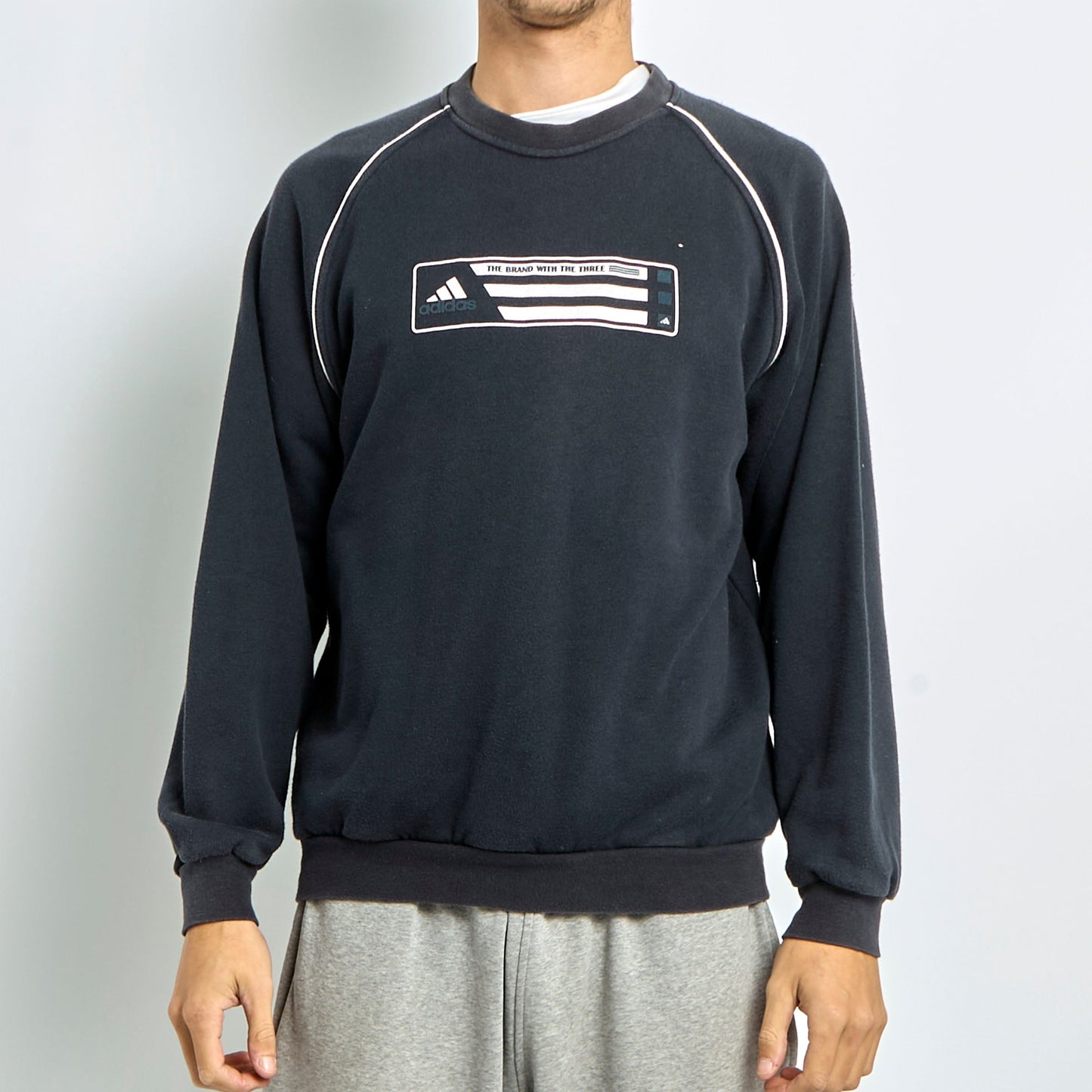 Adidas Graphic Crewneck Sweater - M