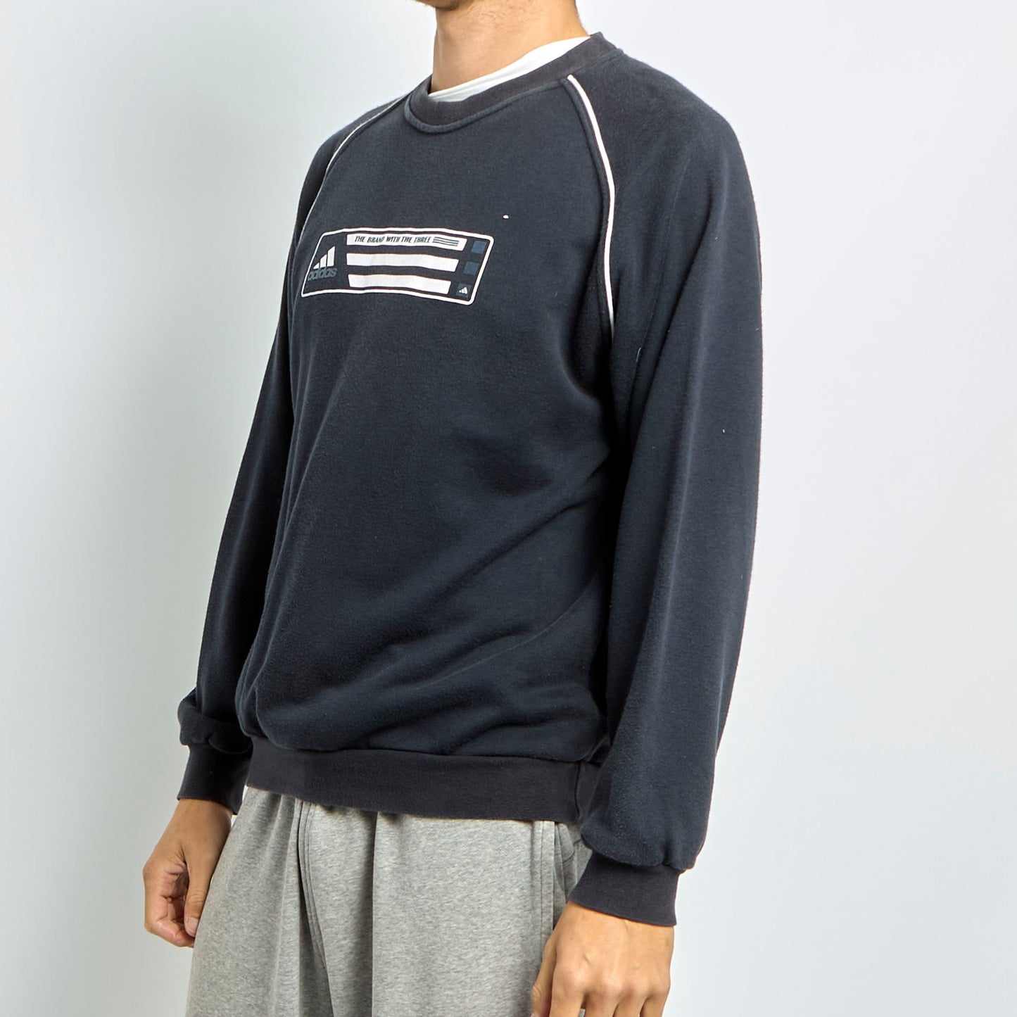 Adidas Graphic Crewneck Sweater - M