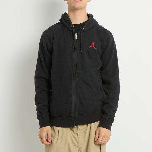 Jordan Logo Zip Up Hoodie - M