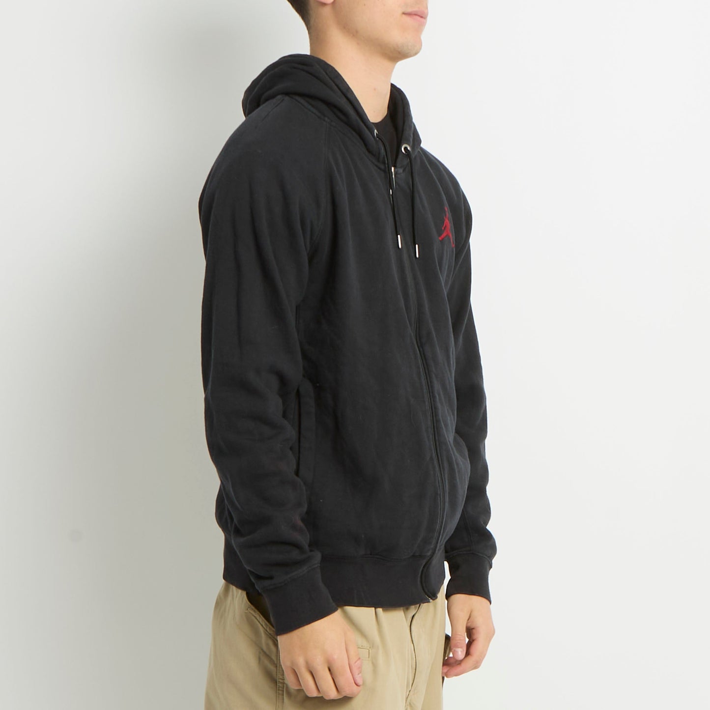 Jordan Logo Zip Up Hoodie - M