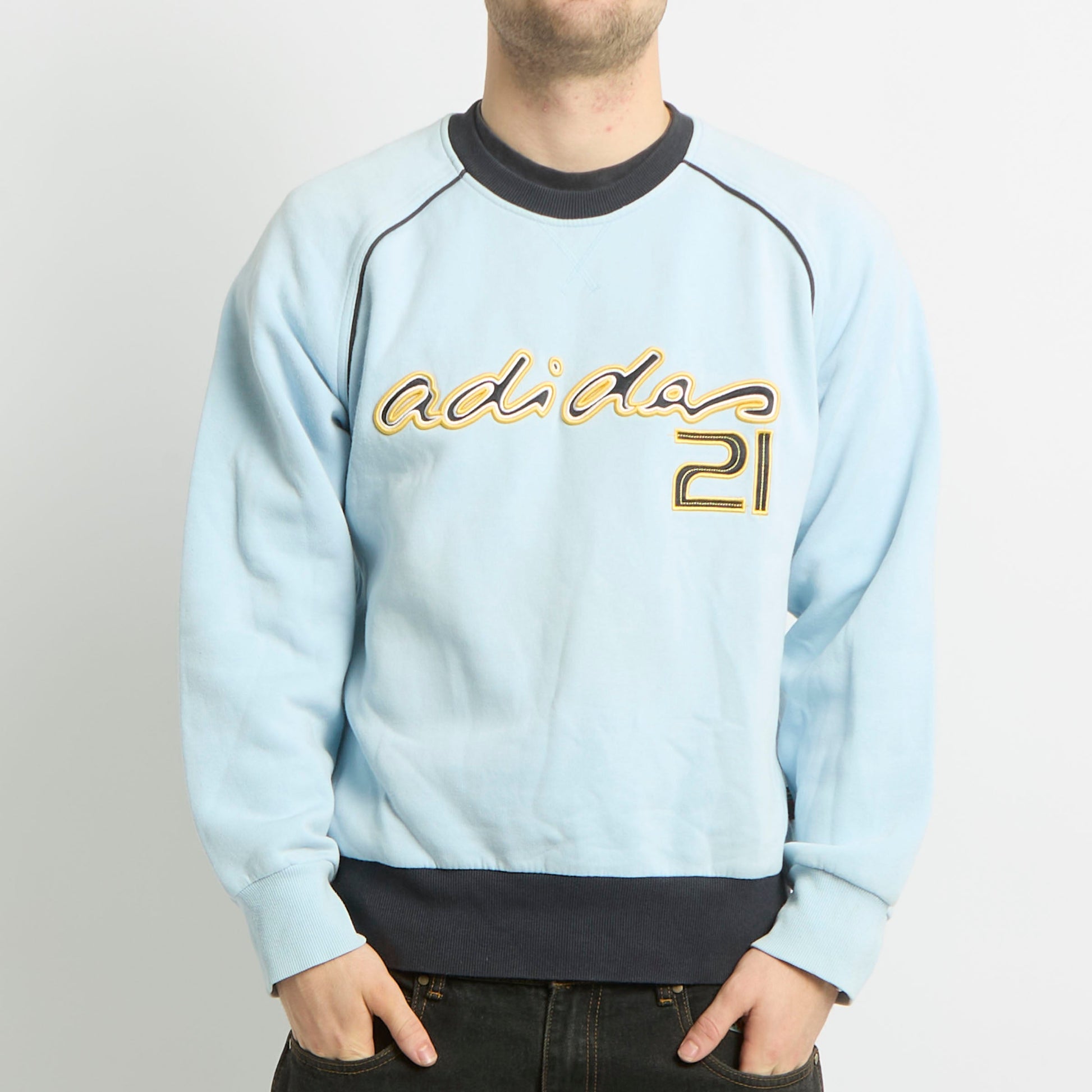 Adidas Embroided Crewneck Sweater - M