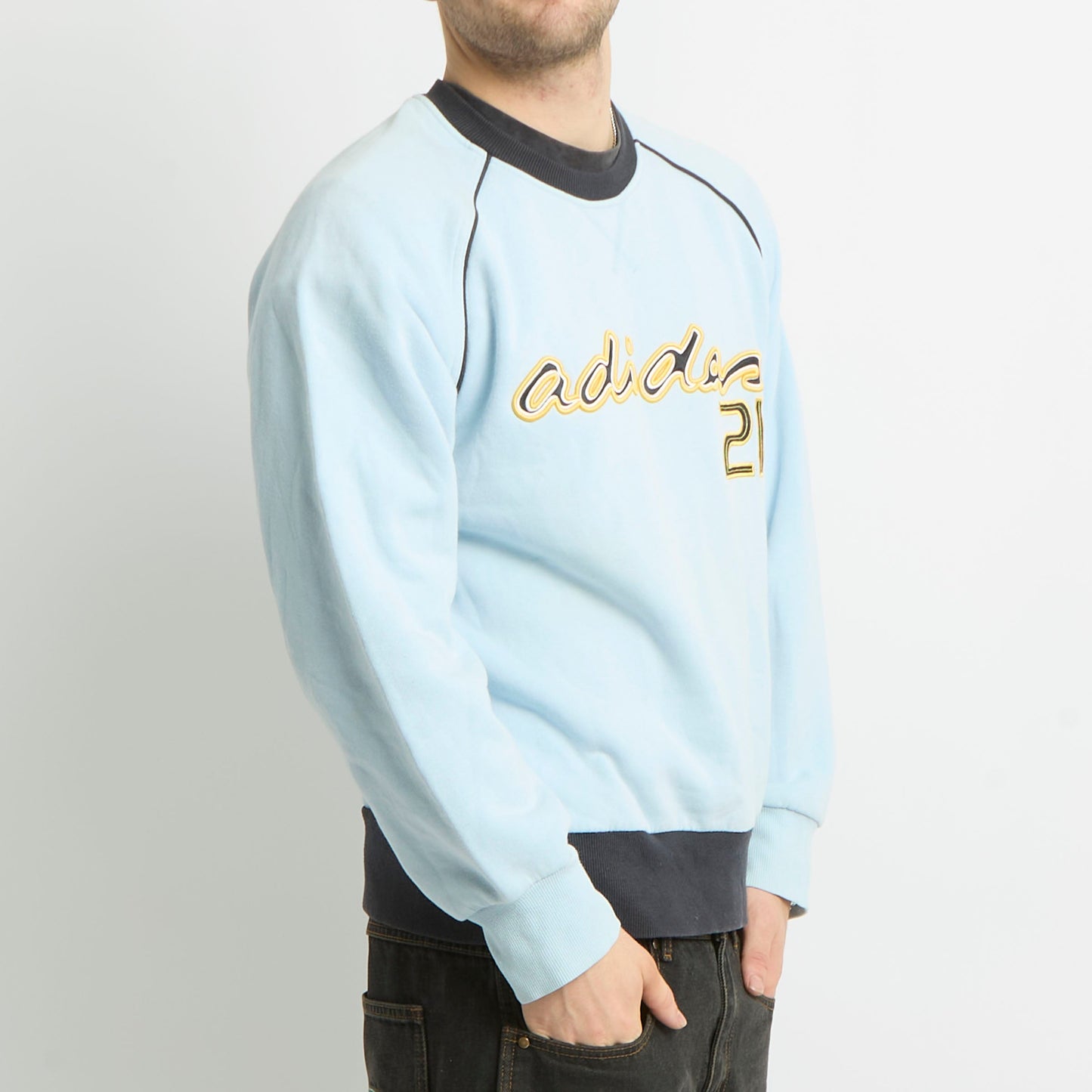 Adidas Embroided Crewneck Sweater - M