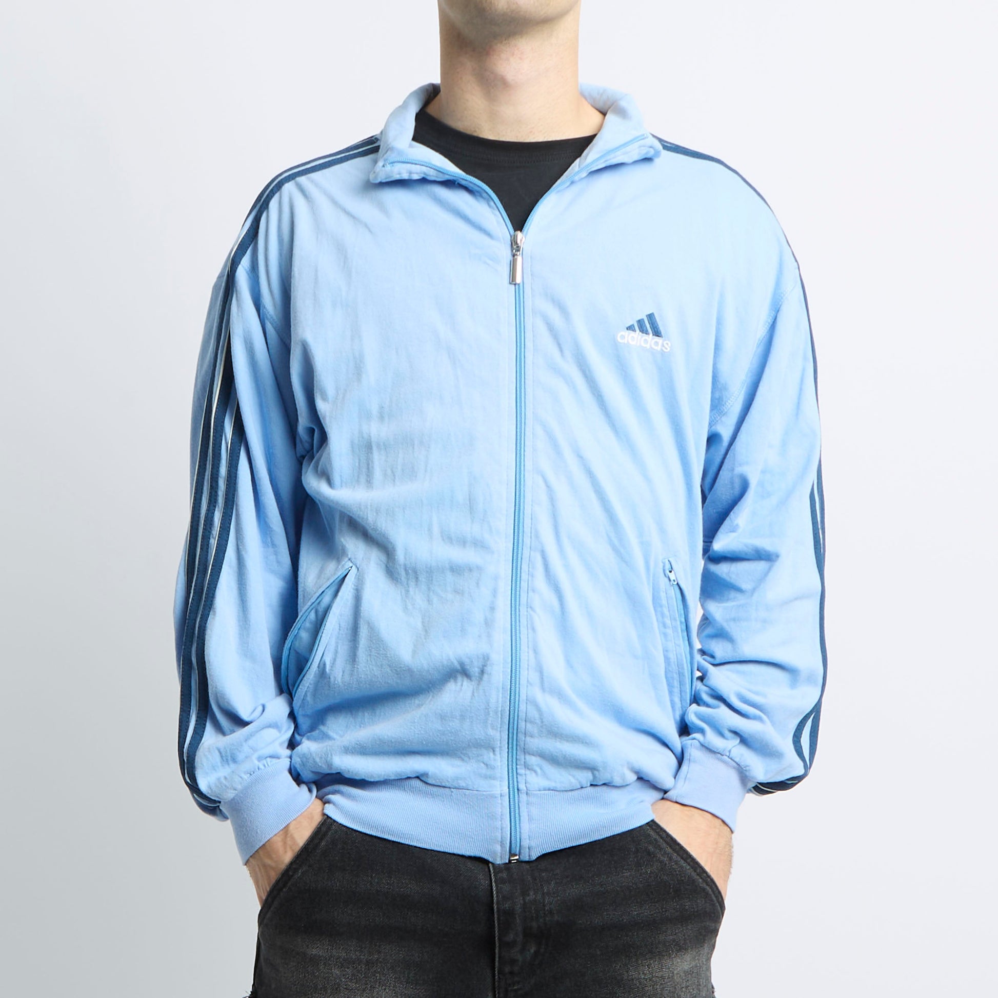 Adidas Zip Up Lightweight Jumper - M