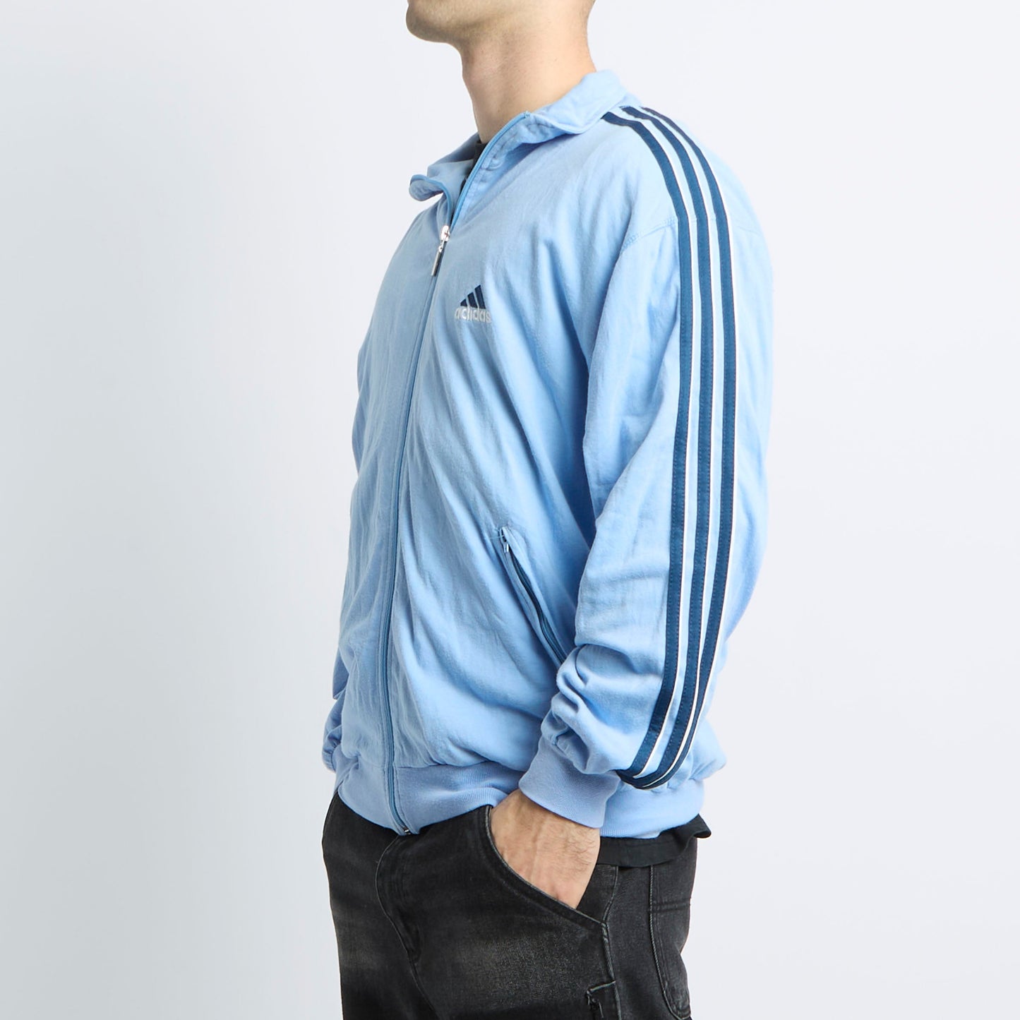 Adidas Zip Up Lightweight Jumper - M