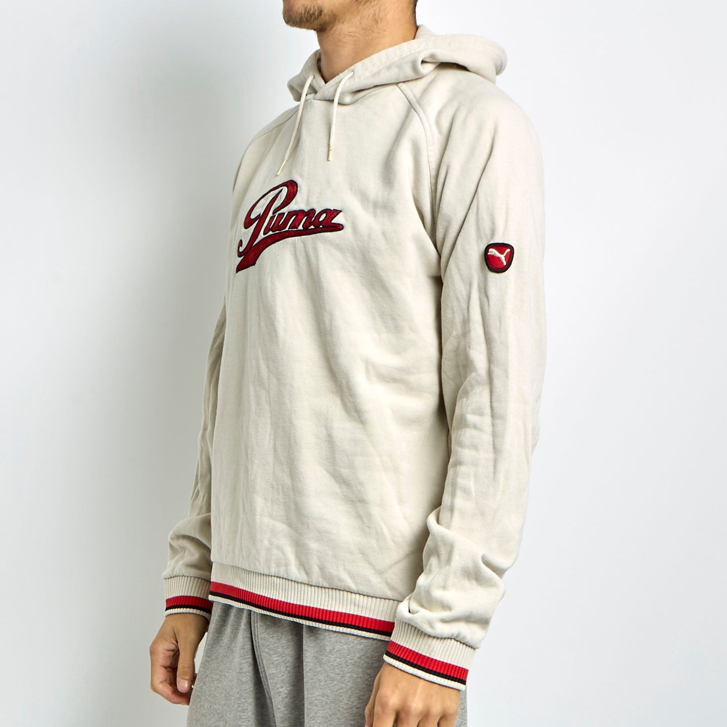 Puma Spellout Embroided Hoodie - M