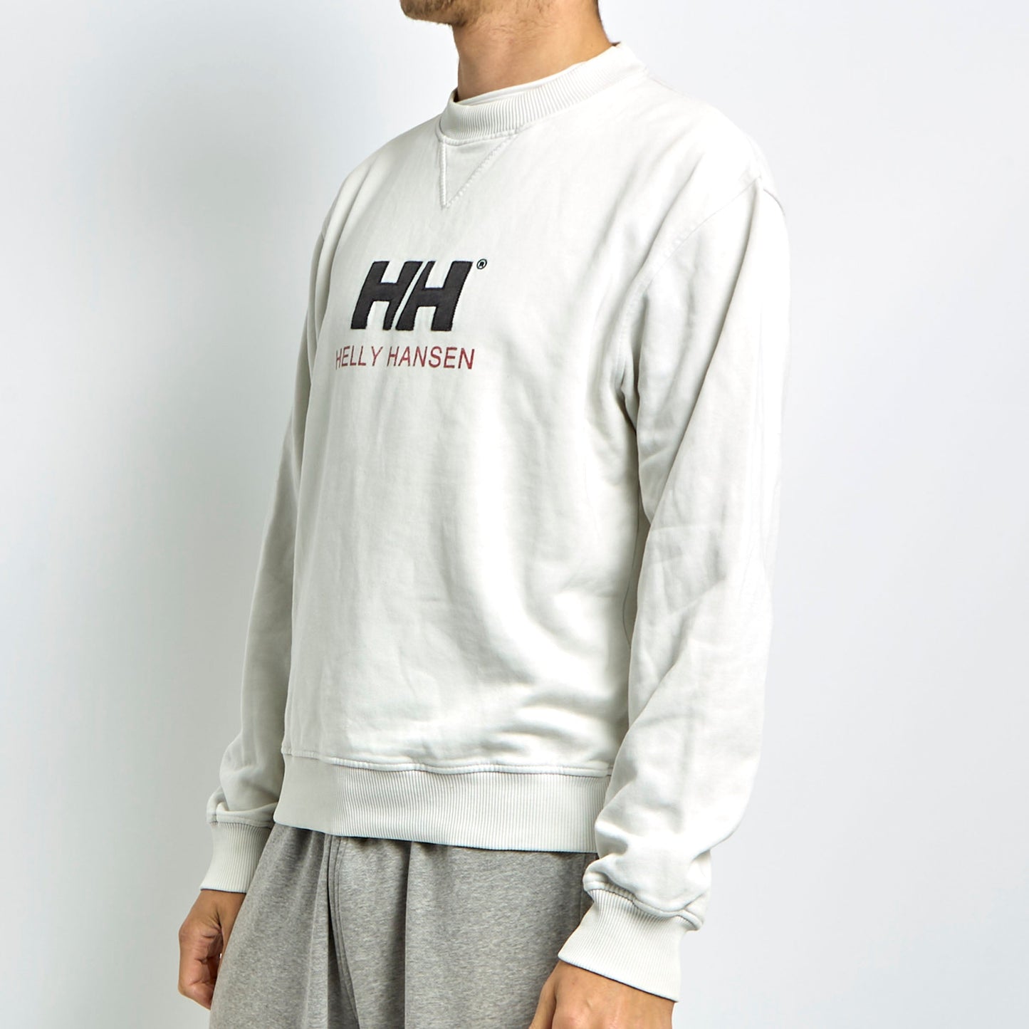 Helly Hanson Logo Embroided Crewneck Sweater - M