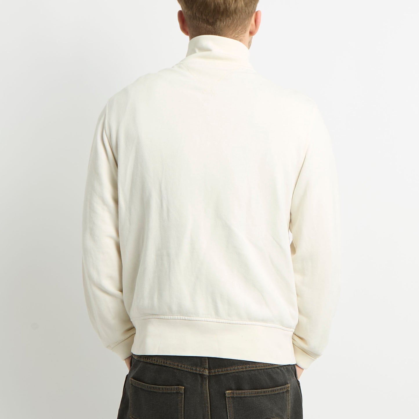 Gas Full Zip Embroided Sweater - M