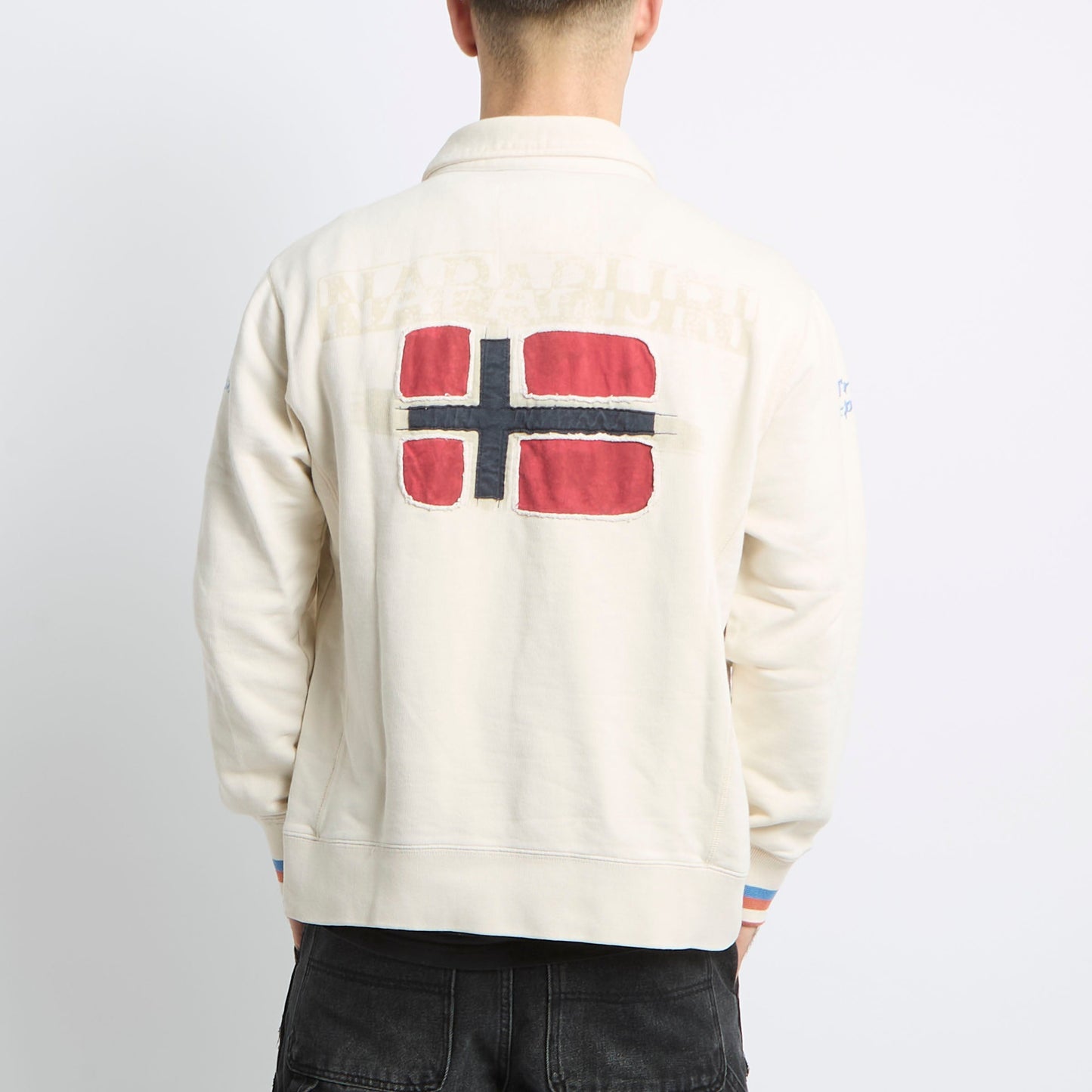 Napapijri Quarter Zip Jumper - M