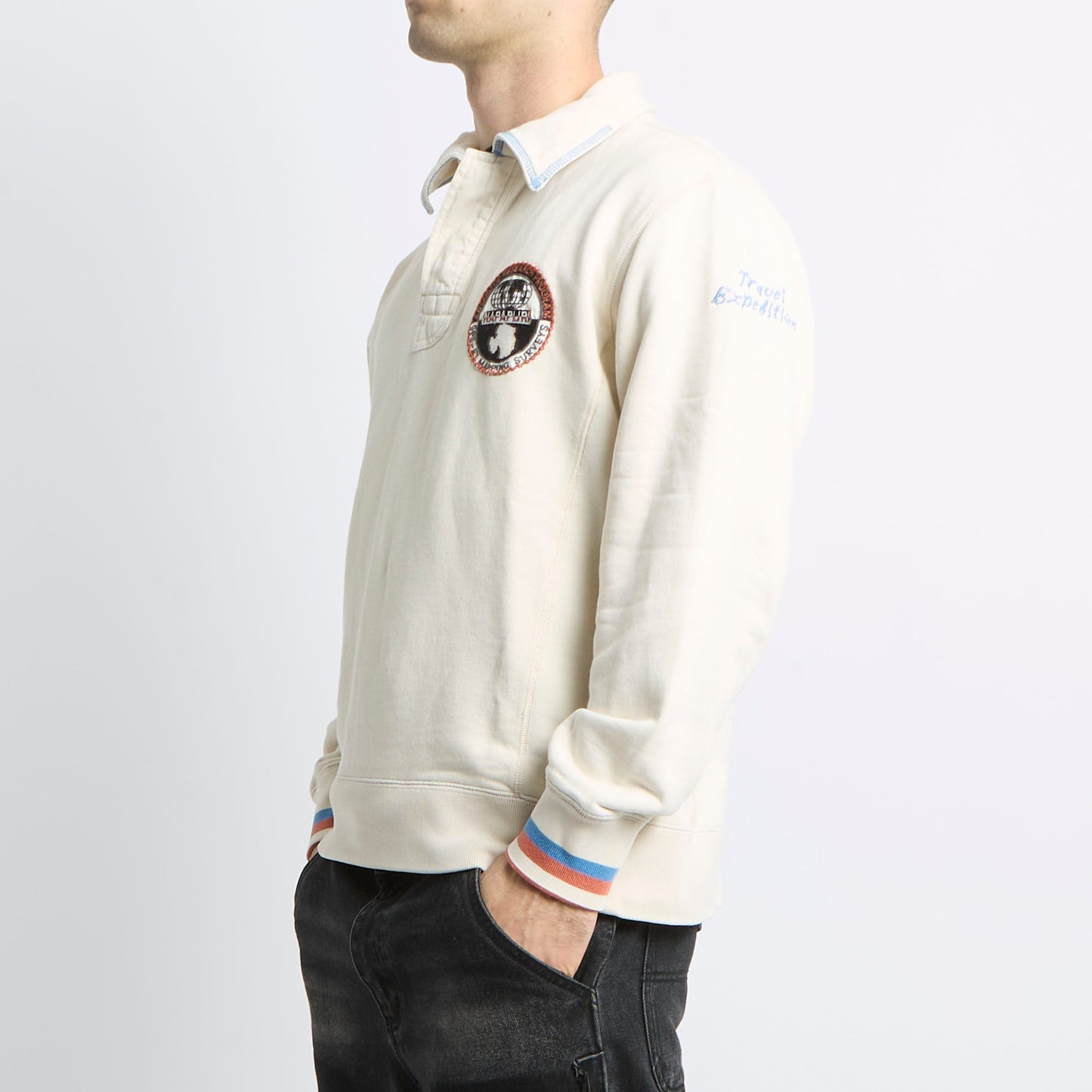 Napapijri Quarter Zip Jumper - M