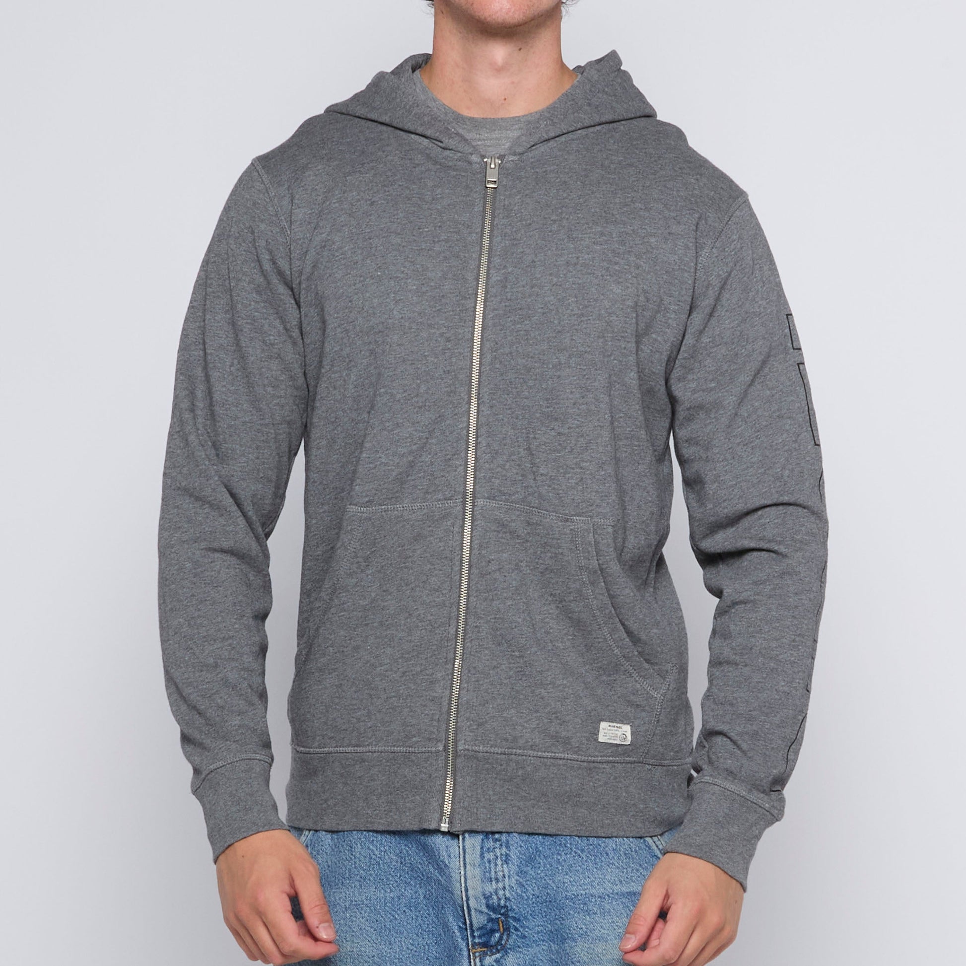 Diesel Zip Up Hoodie - M