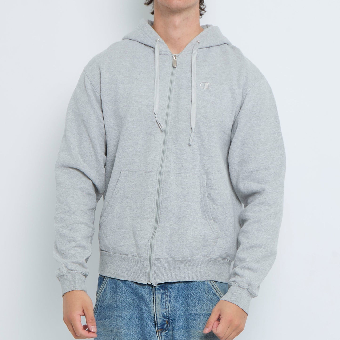 Champion Logo Hoodie - M