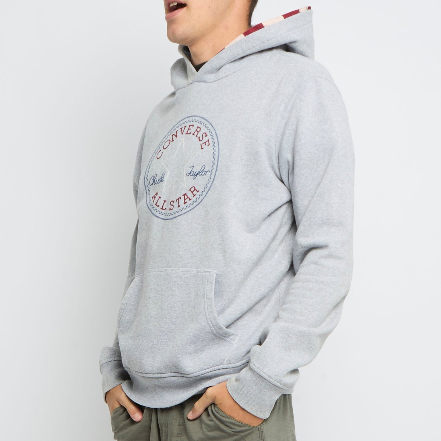 Converse Embroidered   Hoodie - M