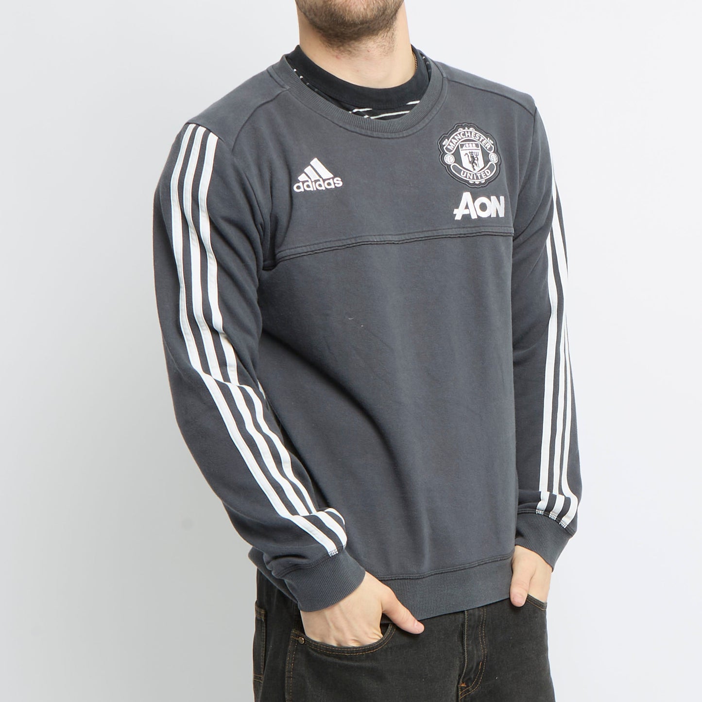 Adidas Man United Crewneck Sweater - M