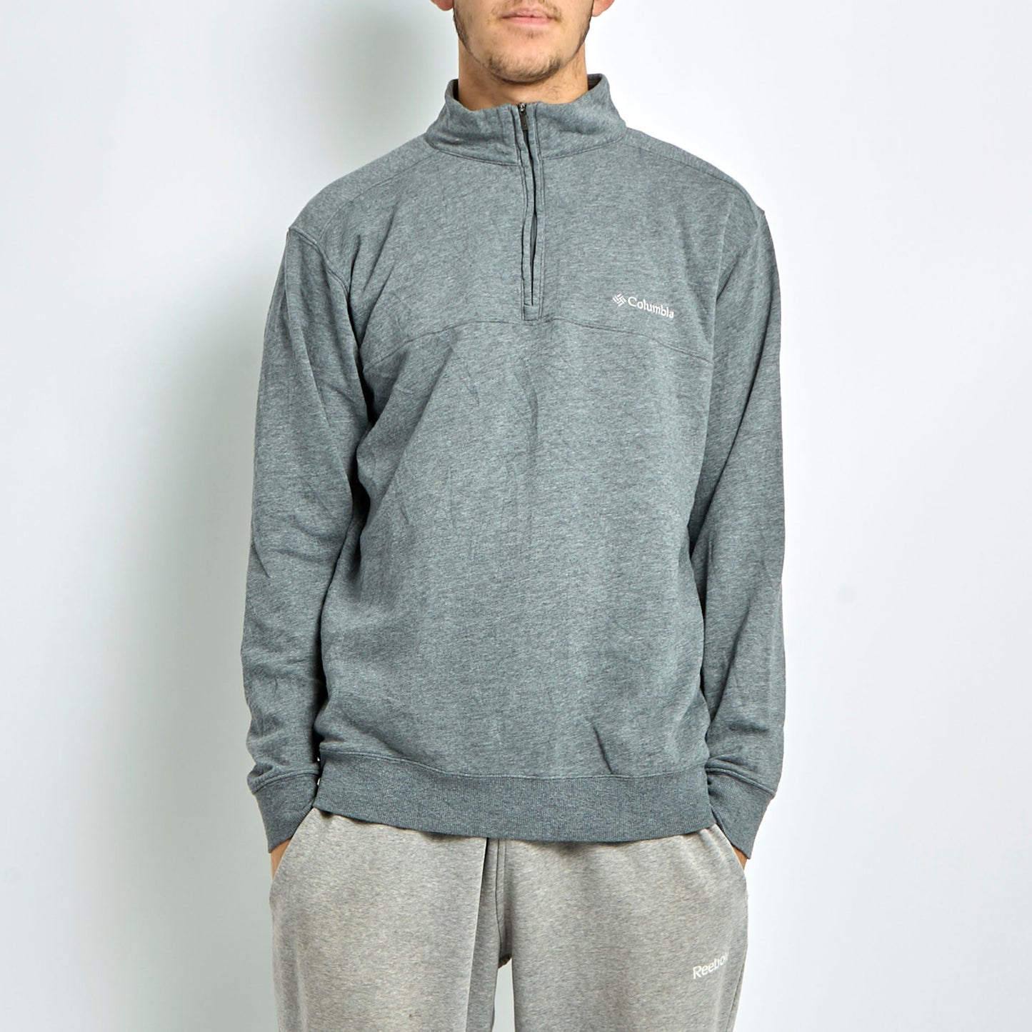 Columbia 1/4 Zip Sweater - M