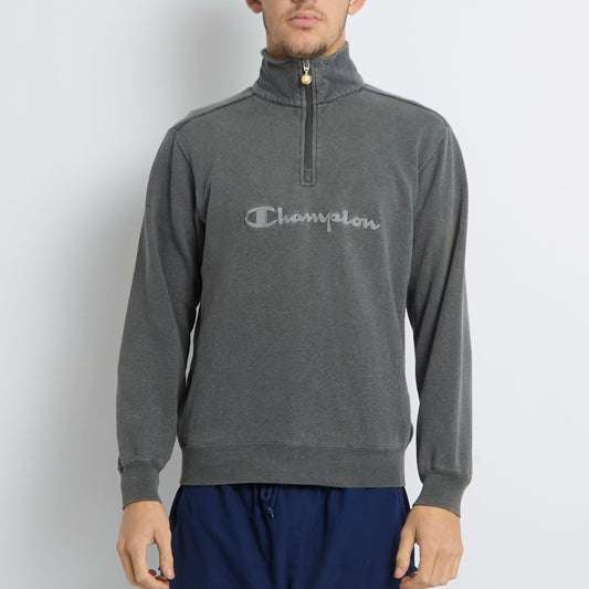 Champion 1/4 Zip Sweater - M