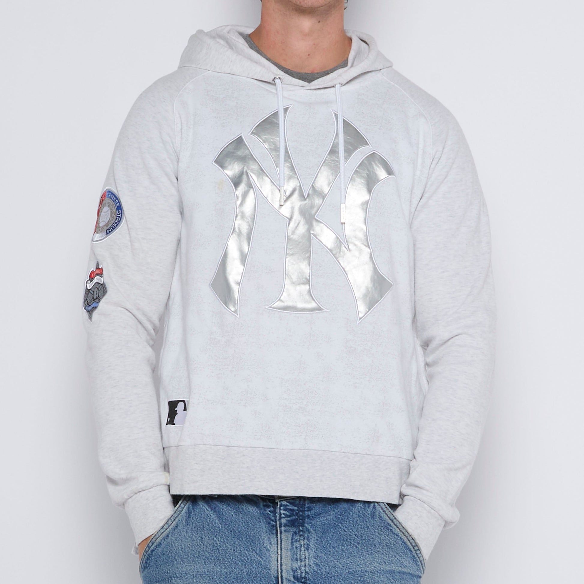 Majestic Athletic NY Embroided Hoodie - M