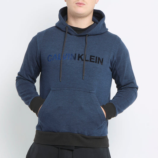 Calvin Klein Spellout Hoodie - M