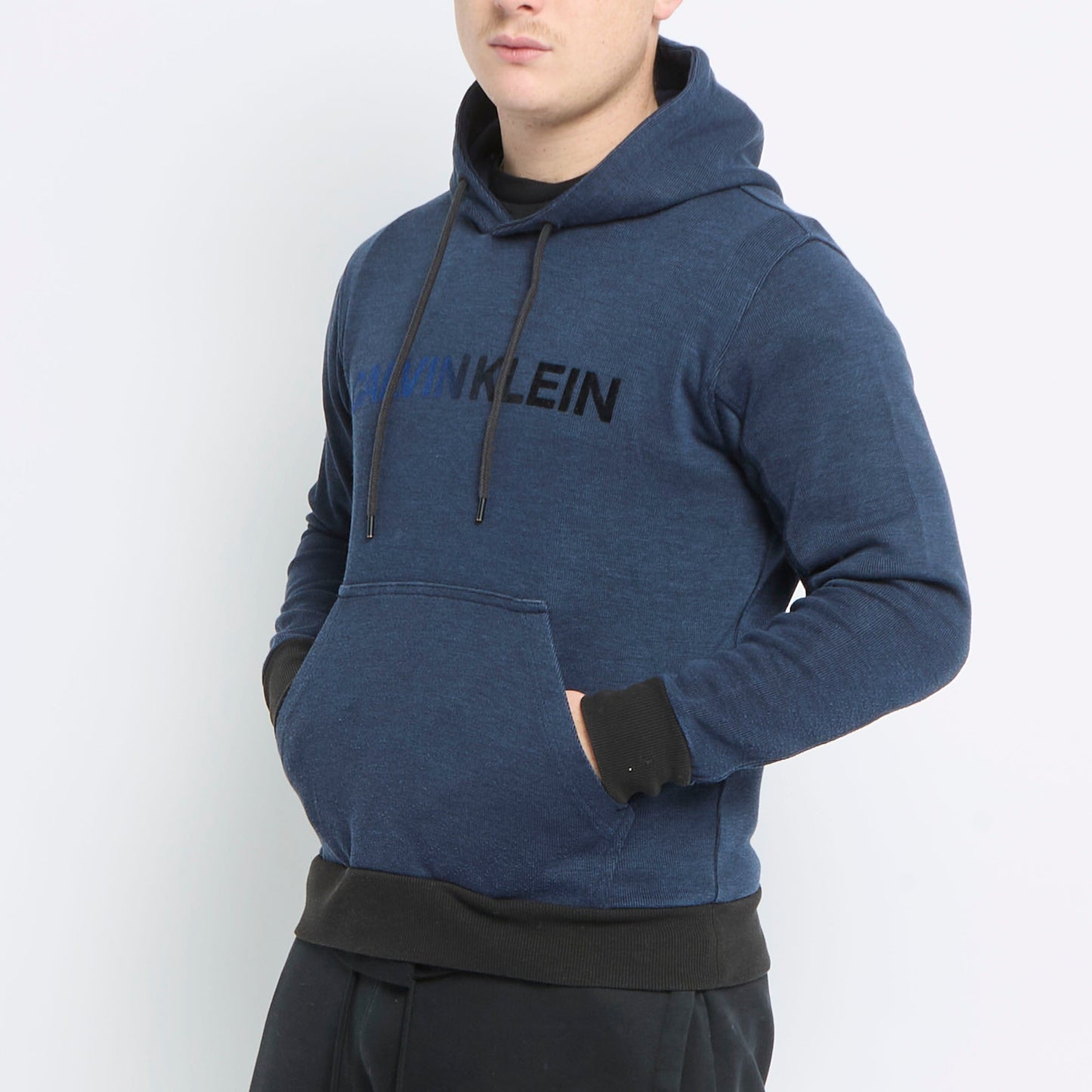 Calvin Klein Spellout Hoodie - M