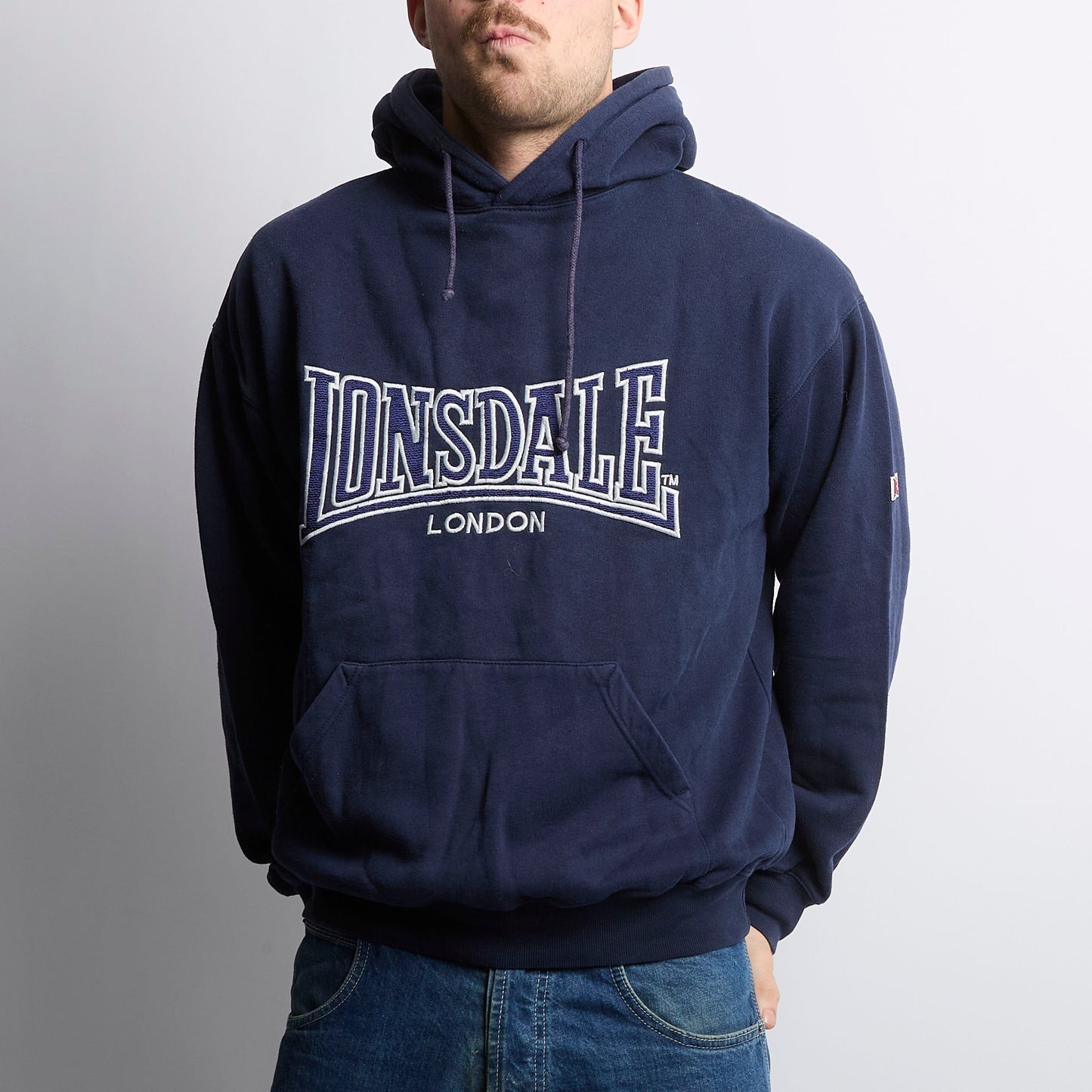 Lonsdale Embroided Hoodie - M