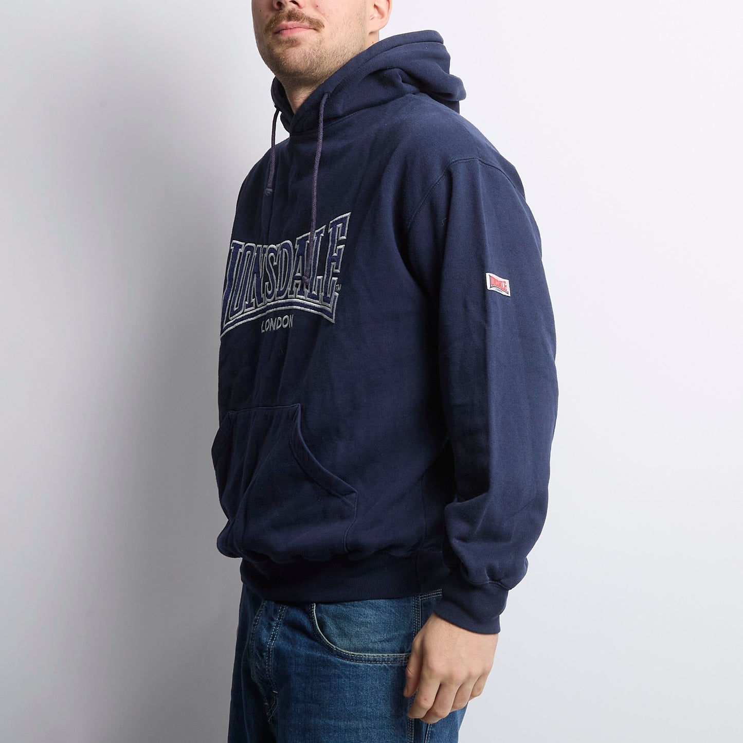 Lonsdale Embroided Hoodie - M