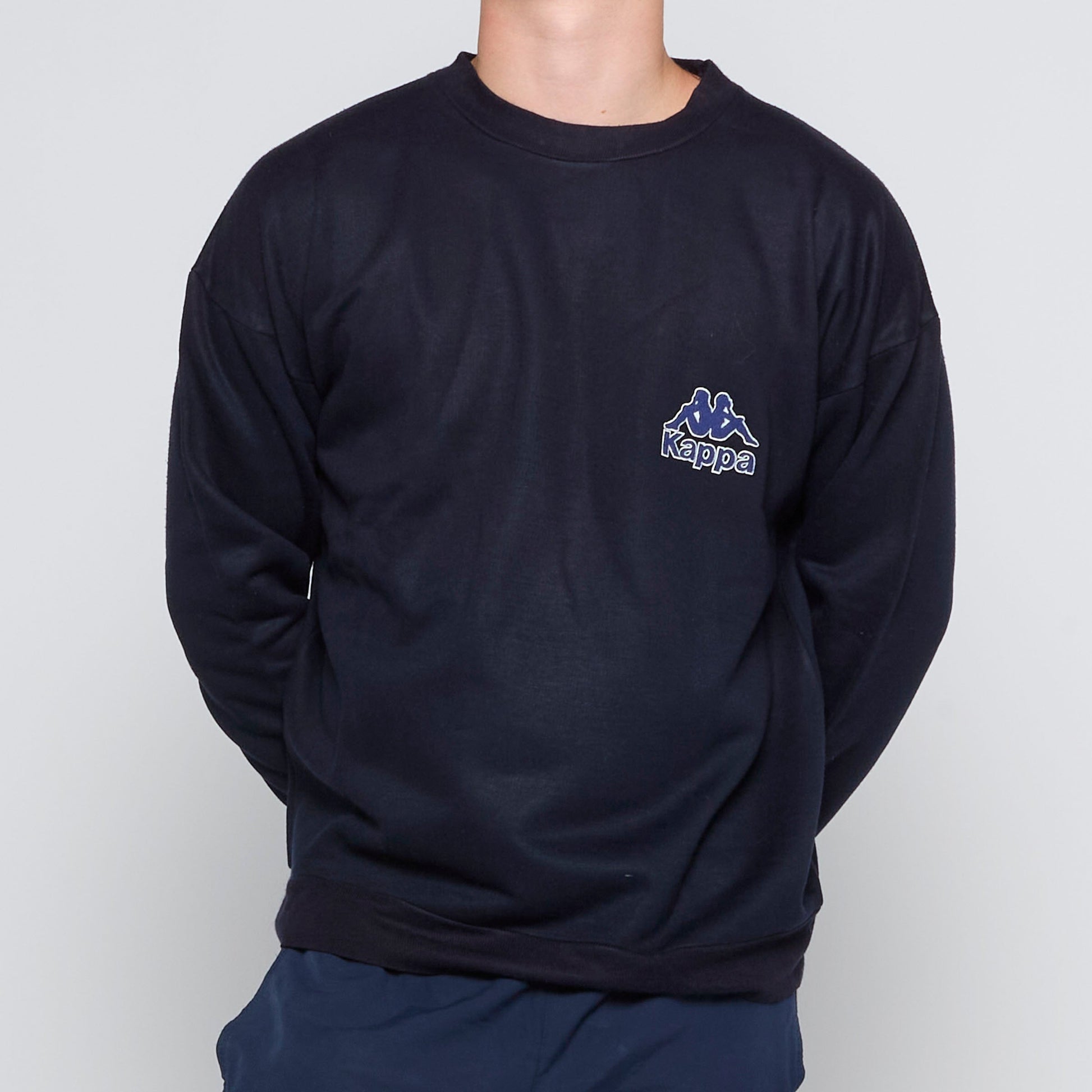 Kappa Logo Embroided Crewneck - M