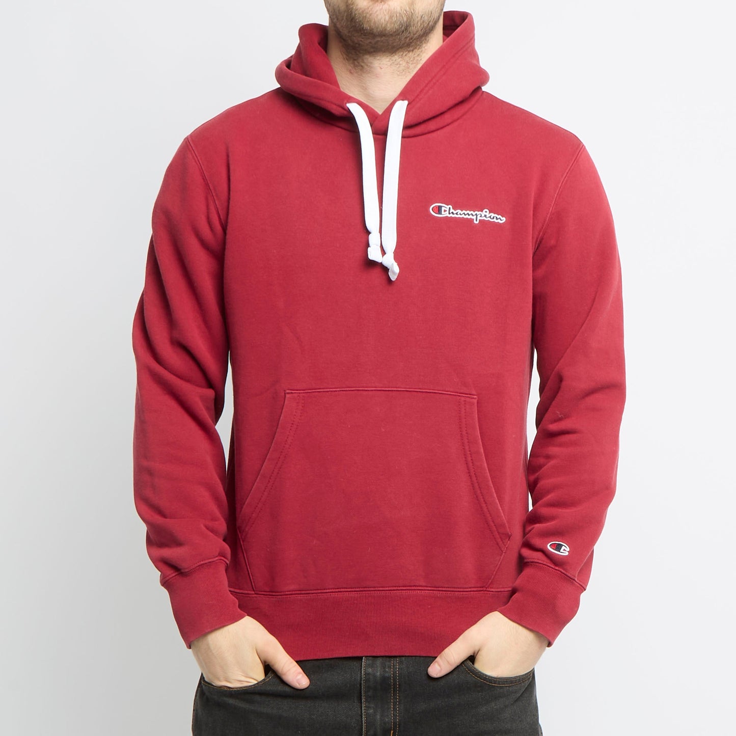 Champion Logo Hoodie - M