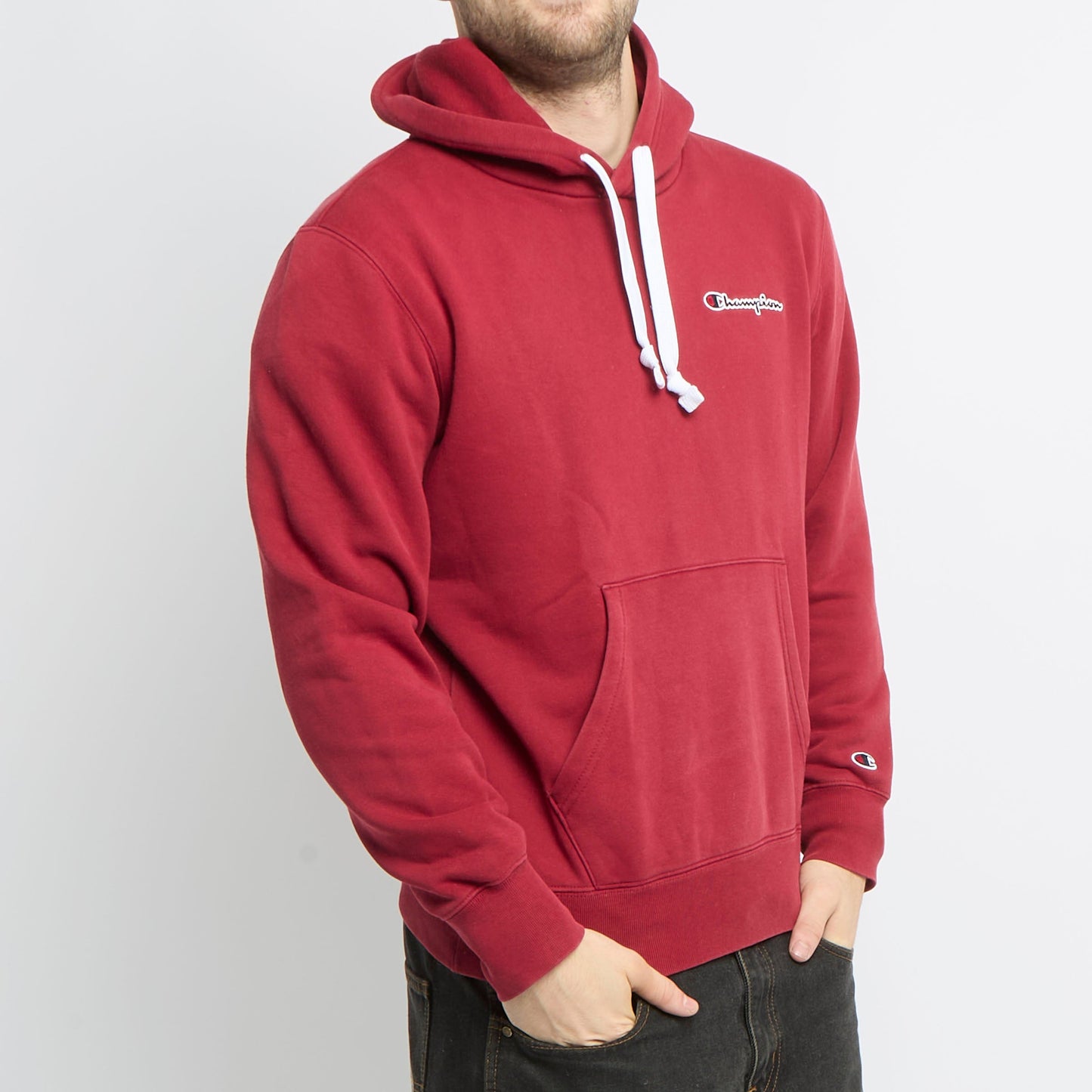 Champion Logo Hoodie - M