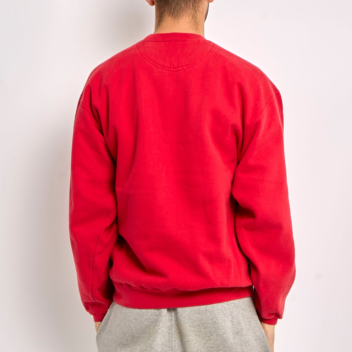 Embroided Logo Crewneck Sweater - M