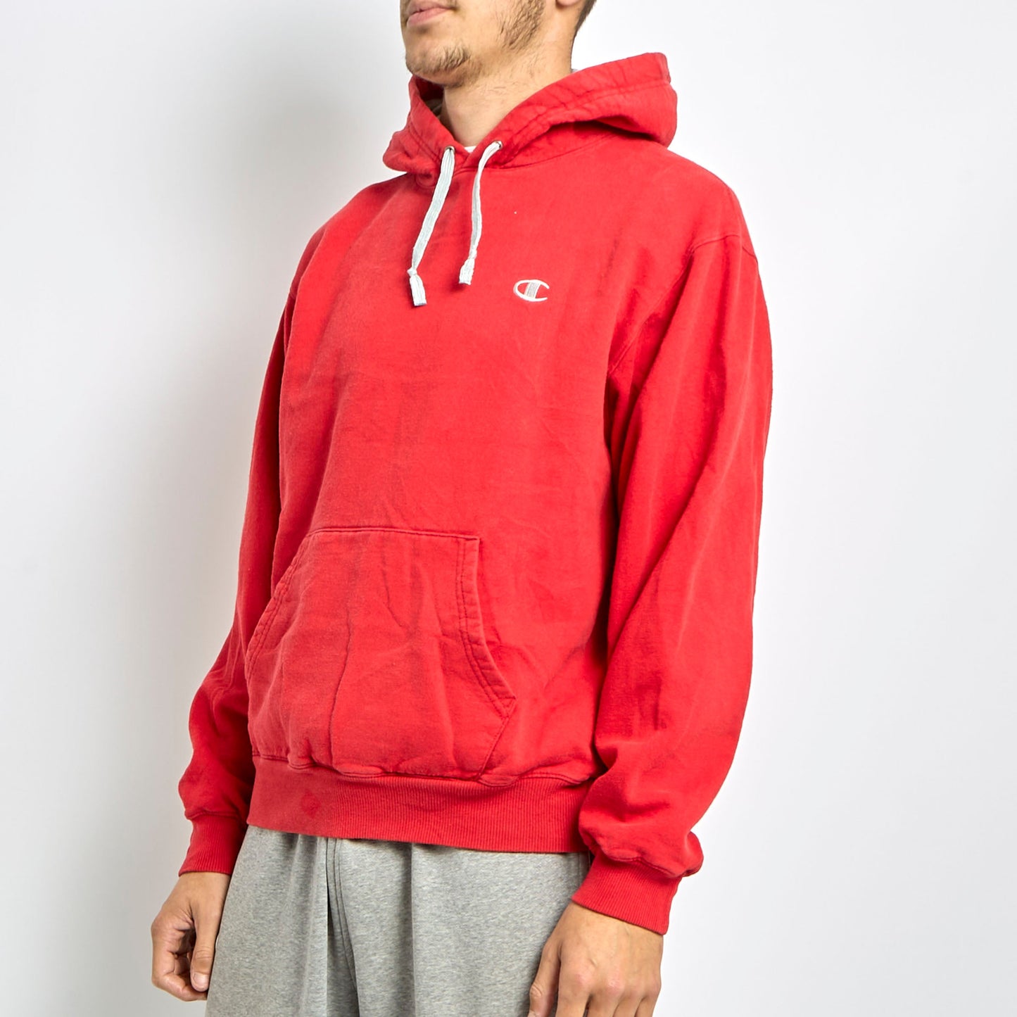 Champion Logo Hoodie - M