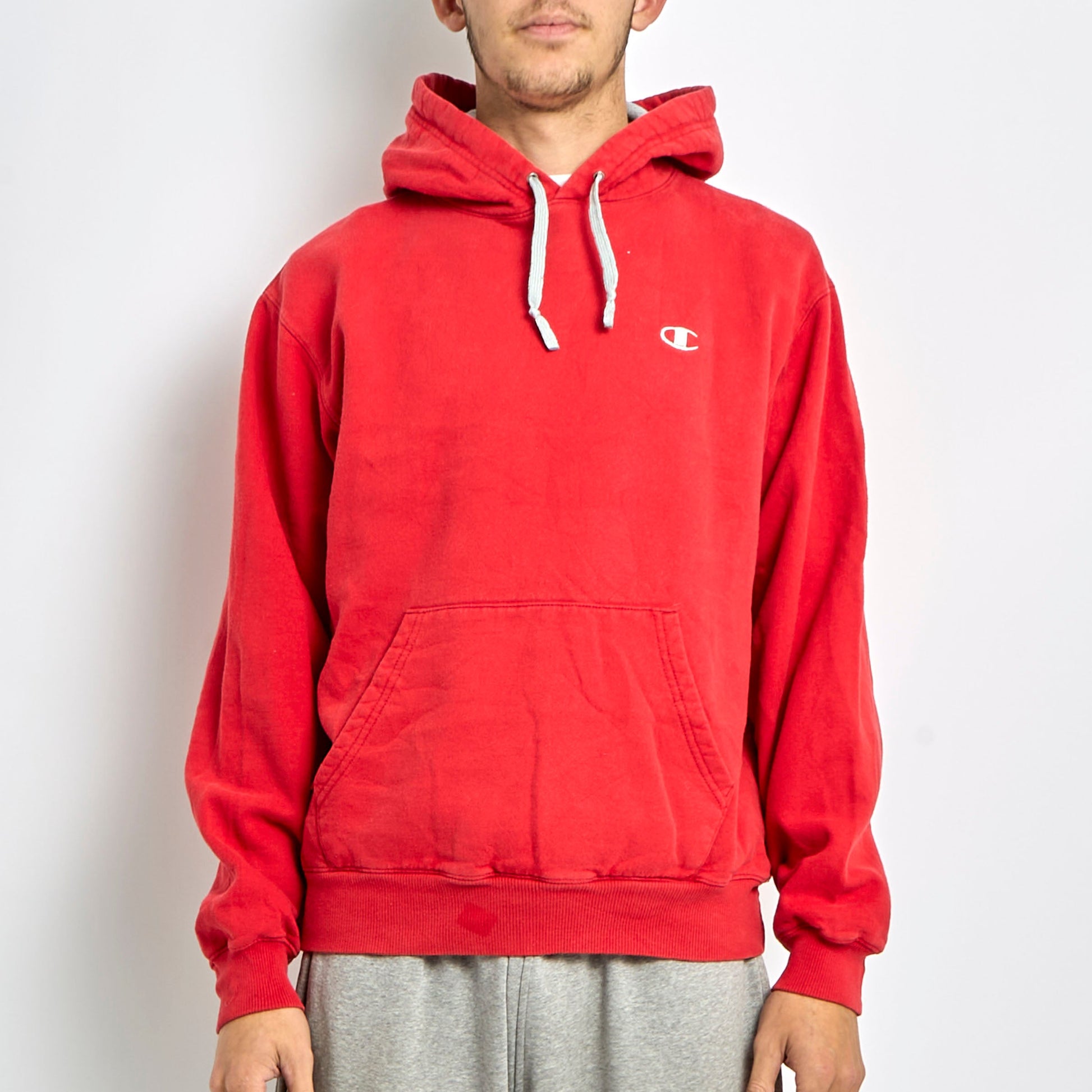 Champion Logo Hoodie - M