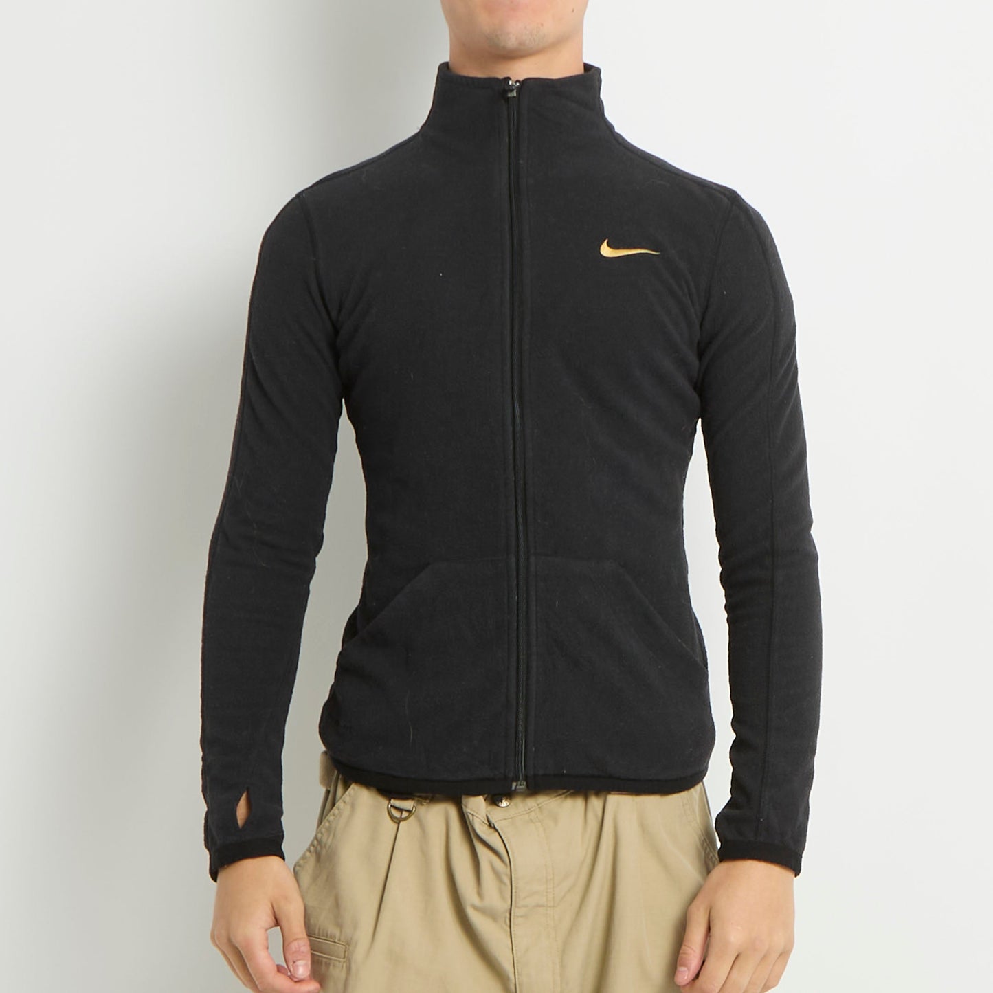 Nike Logo Zip Up Sweater - S