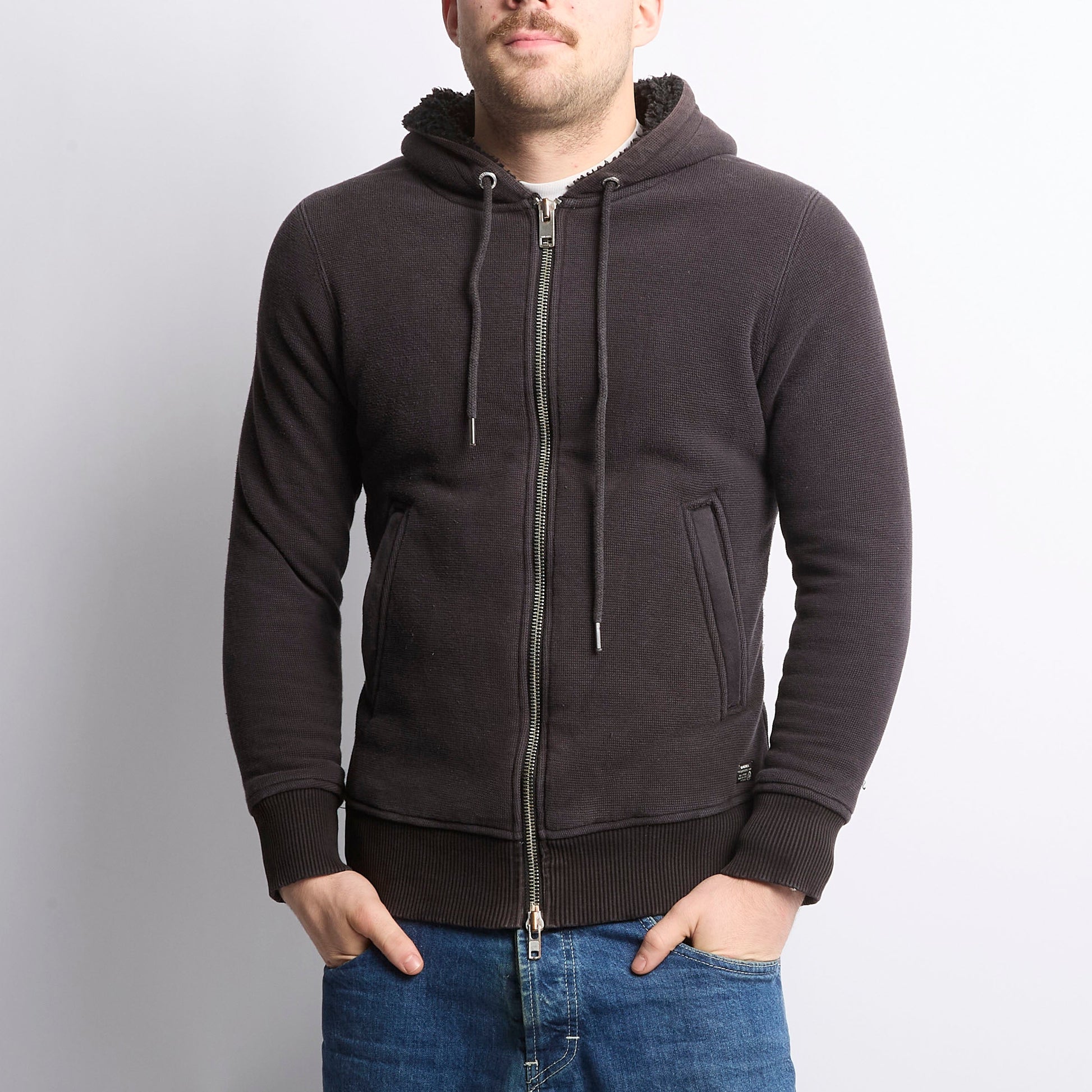 Diesel Fleece Lined Hoodie - S