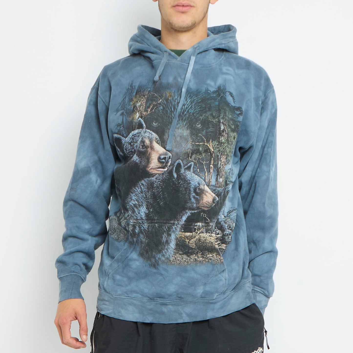 Wolf Graphic Print Hoodie - S