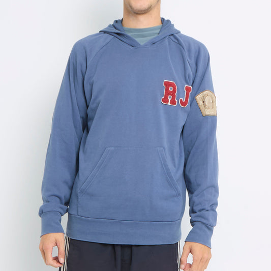 Embroided Patch Hoodie - S