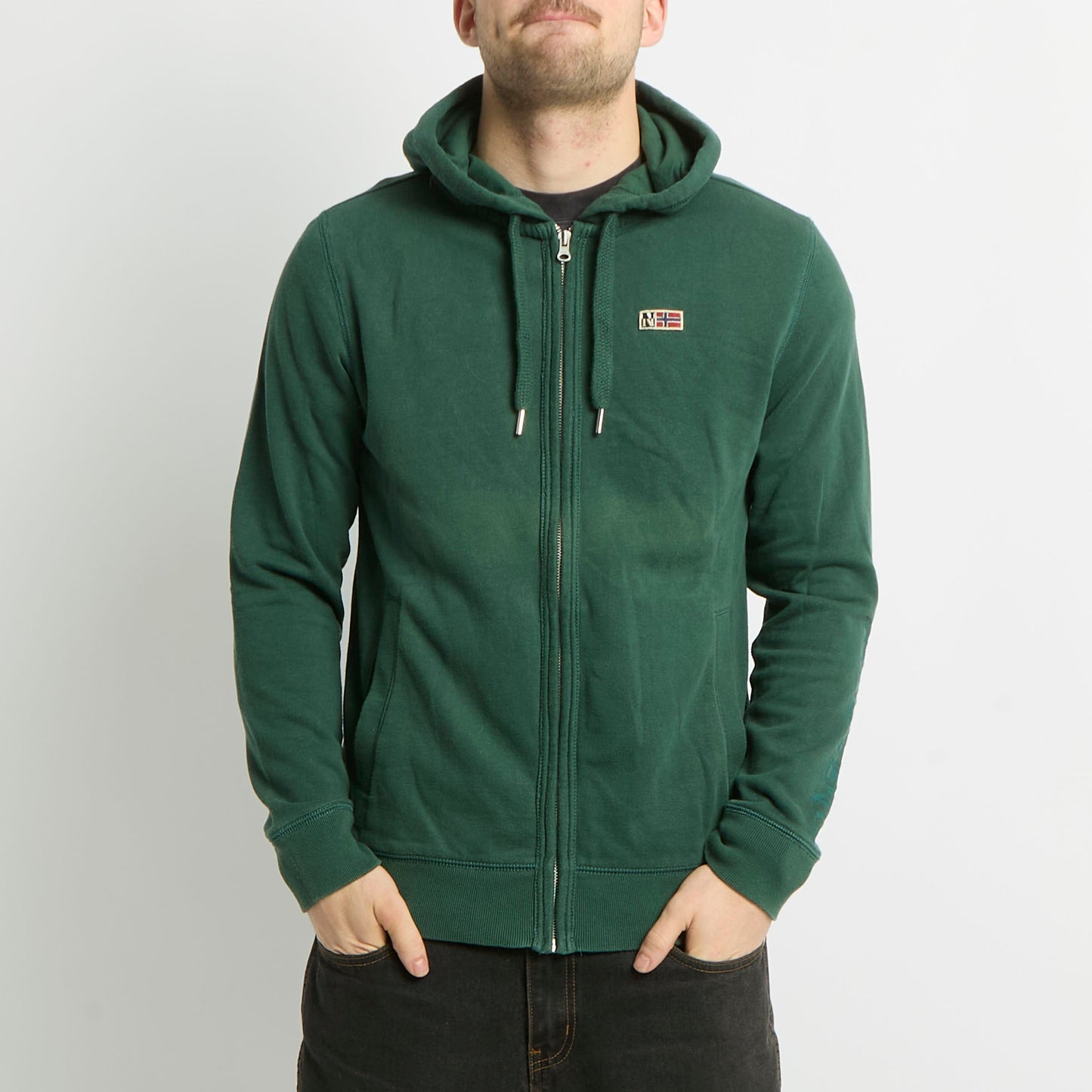 Napapijri Zip Up Hoodie - S