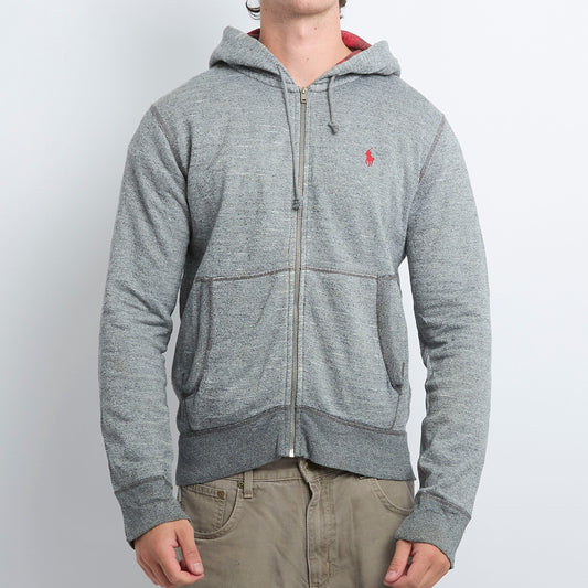 Ralph Lauren Logo Full Zip Hoodie - S-