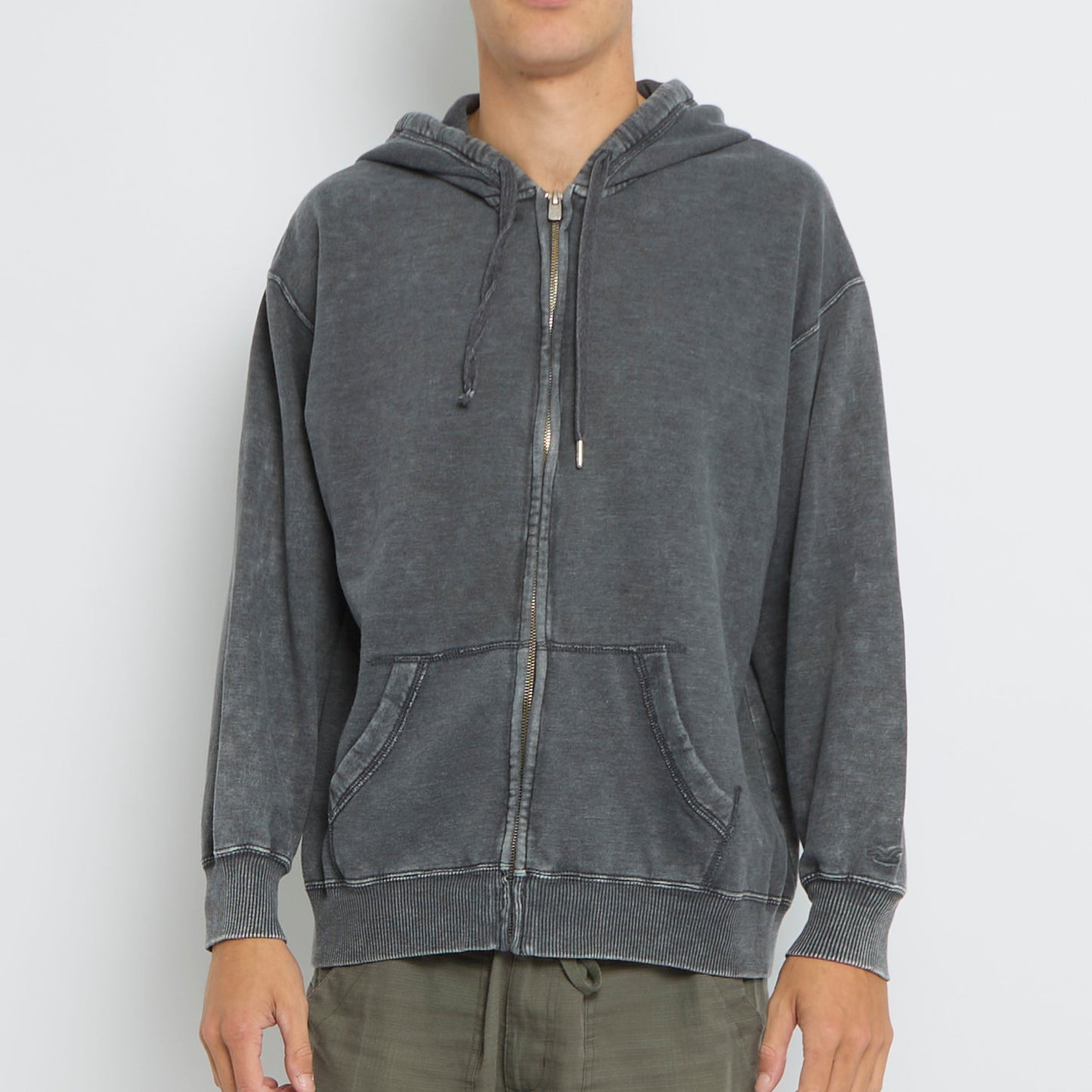 Hollister Zip Up Hoodie - S