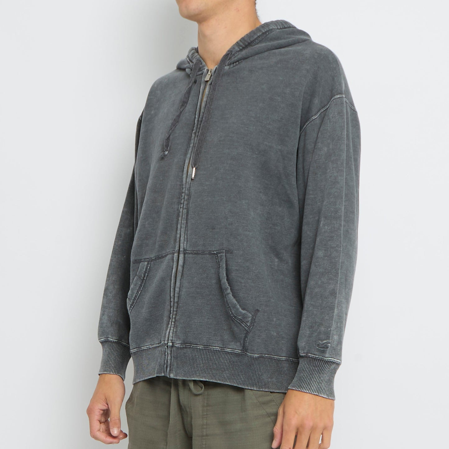 Hollister Zip Up Hoodie - S