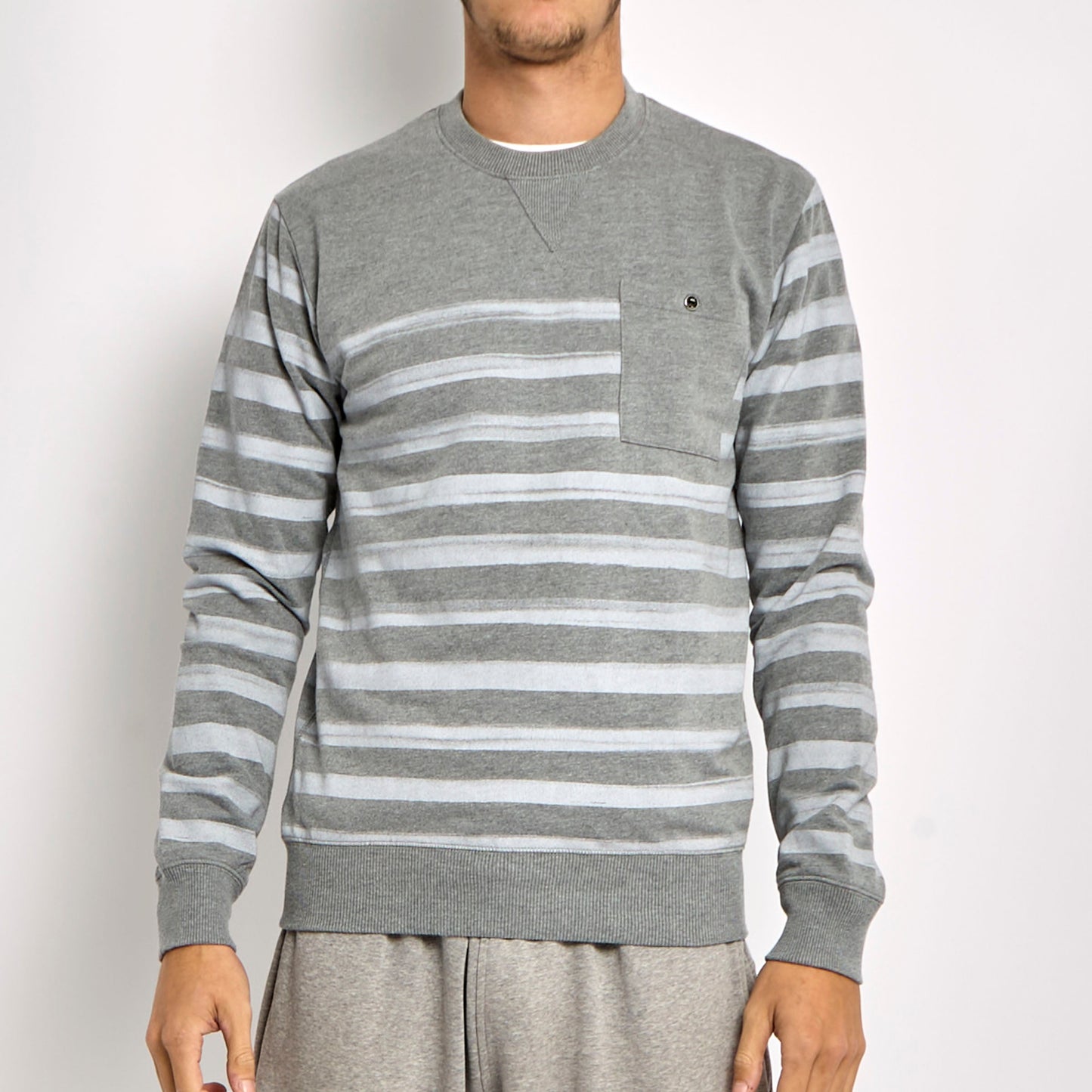 Billabong Striped Crewneck Sweater - S