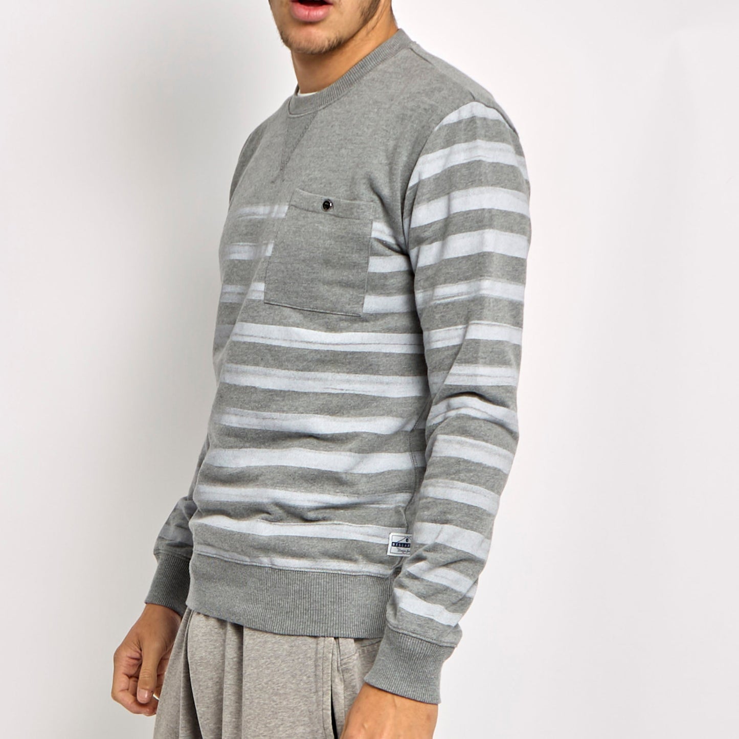 Billabong Striped Crewneck Sweater - S