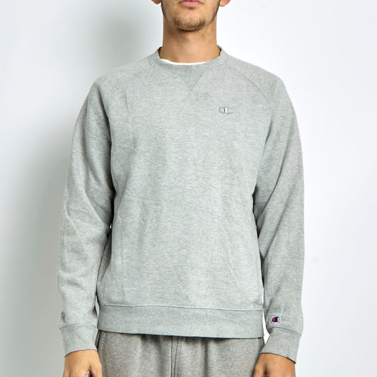 Champion Logo Crewneck Sweater - S