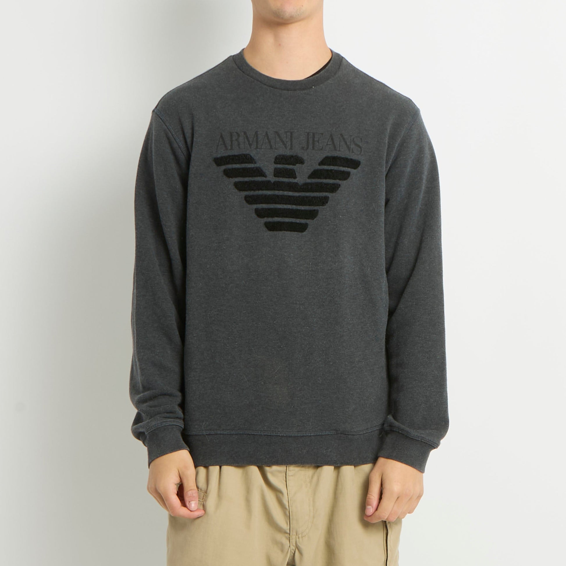 Armani Jeans Logo Crewneck Sweater - S