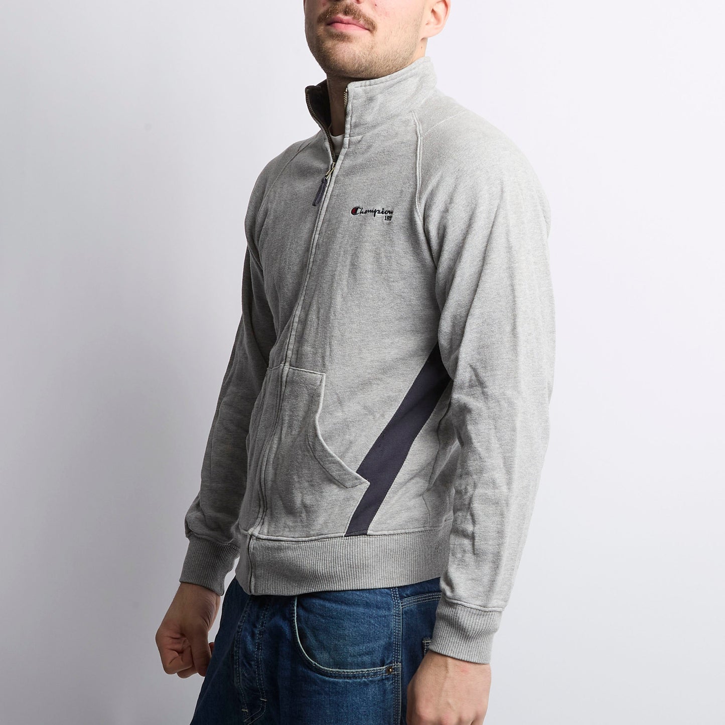 Champion Zip Up Sweater - S