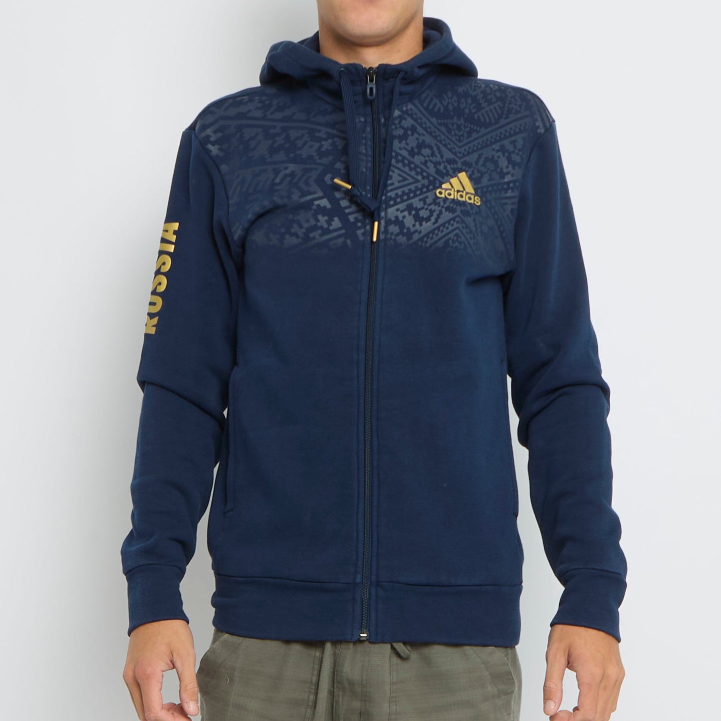 Adidas Graphic Print Hoodie - S